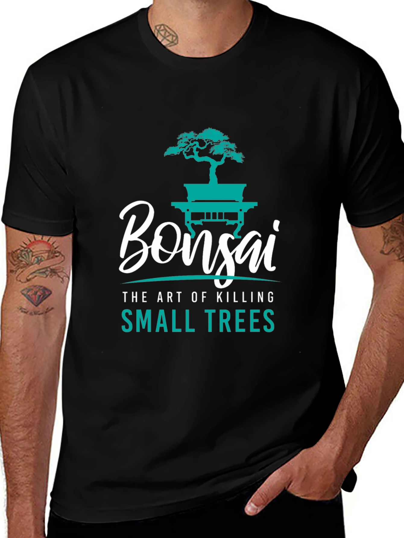 Variant 21 of Bonsai T-Shirt: Art of Killing Small Trees