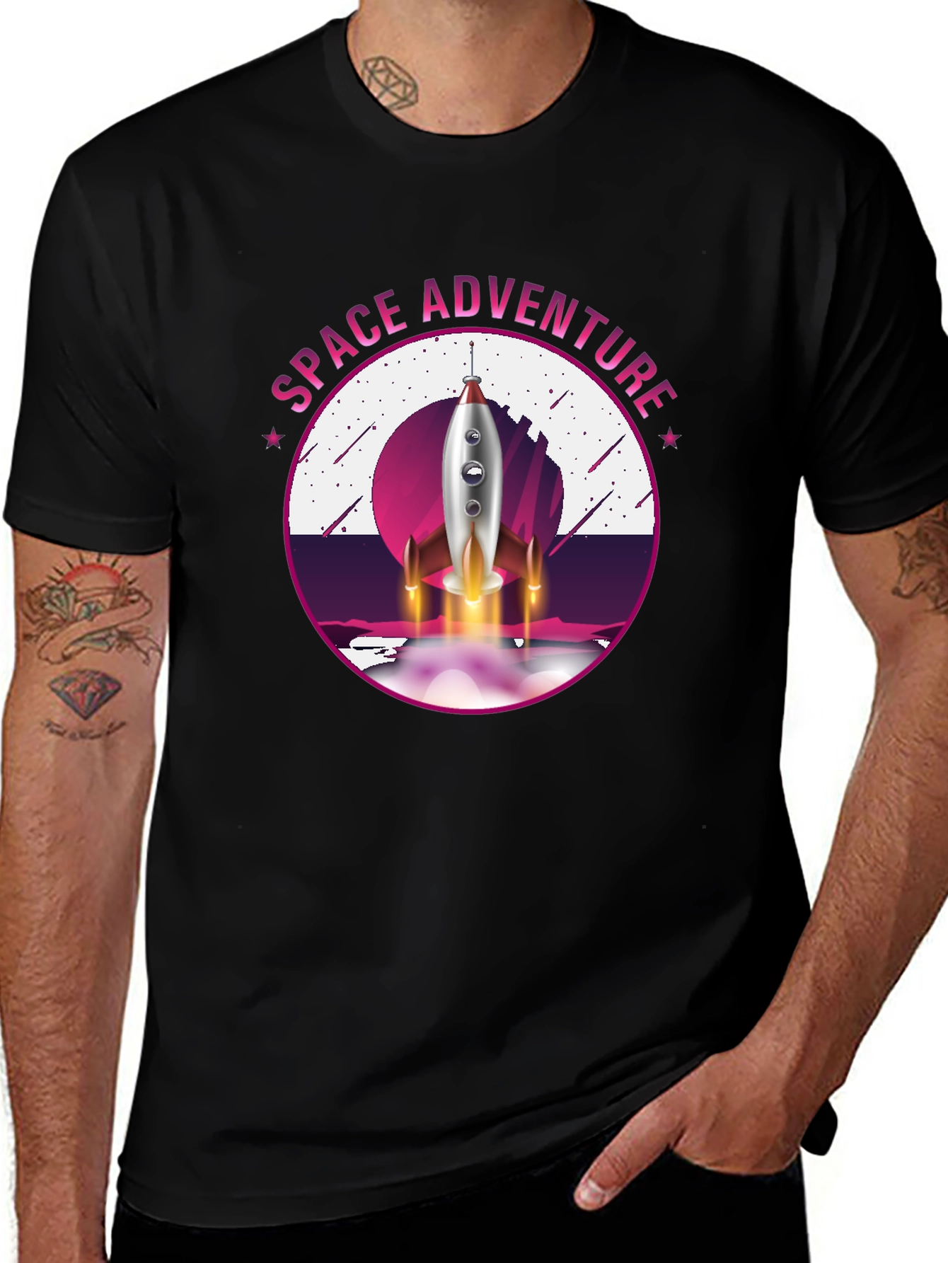 Variant 15 of Space Adventure Graphic T-Shirt