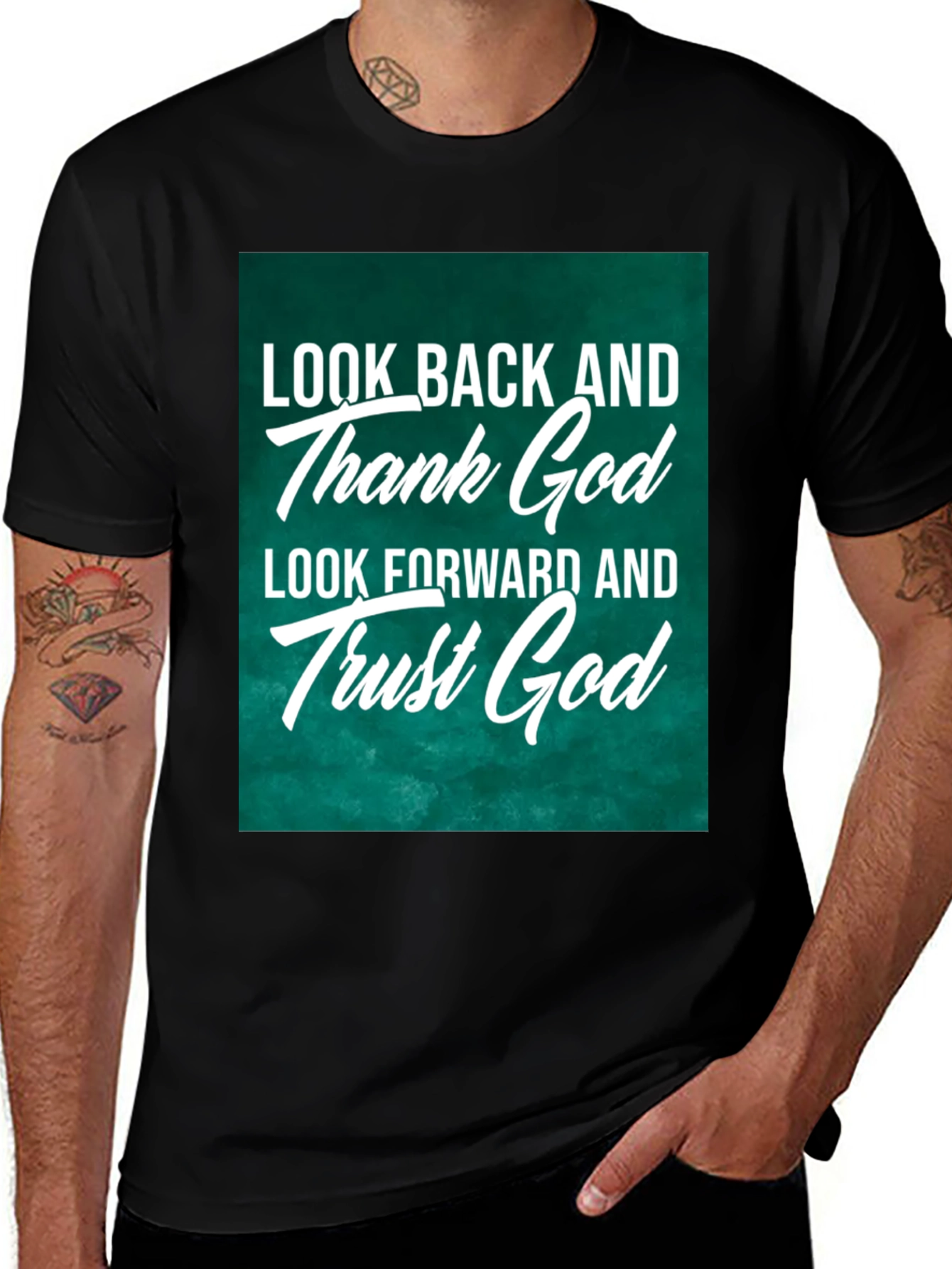 Inspirational Christian T-Shirt - Thank God