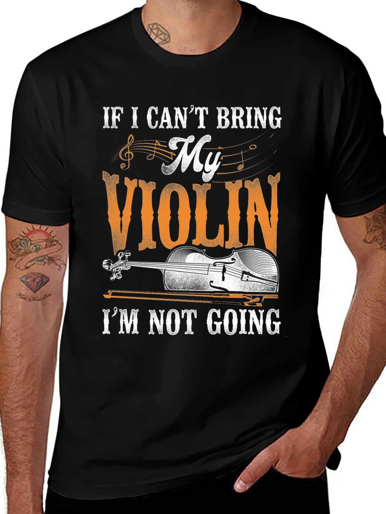 Variant 22 of Violin Lover Graphic T-Shirt - Music Gift