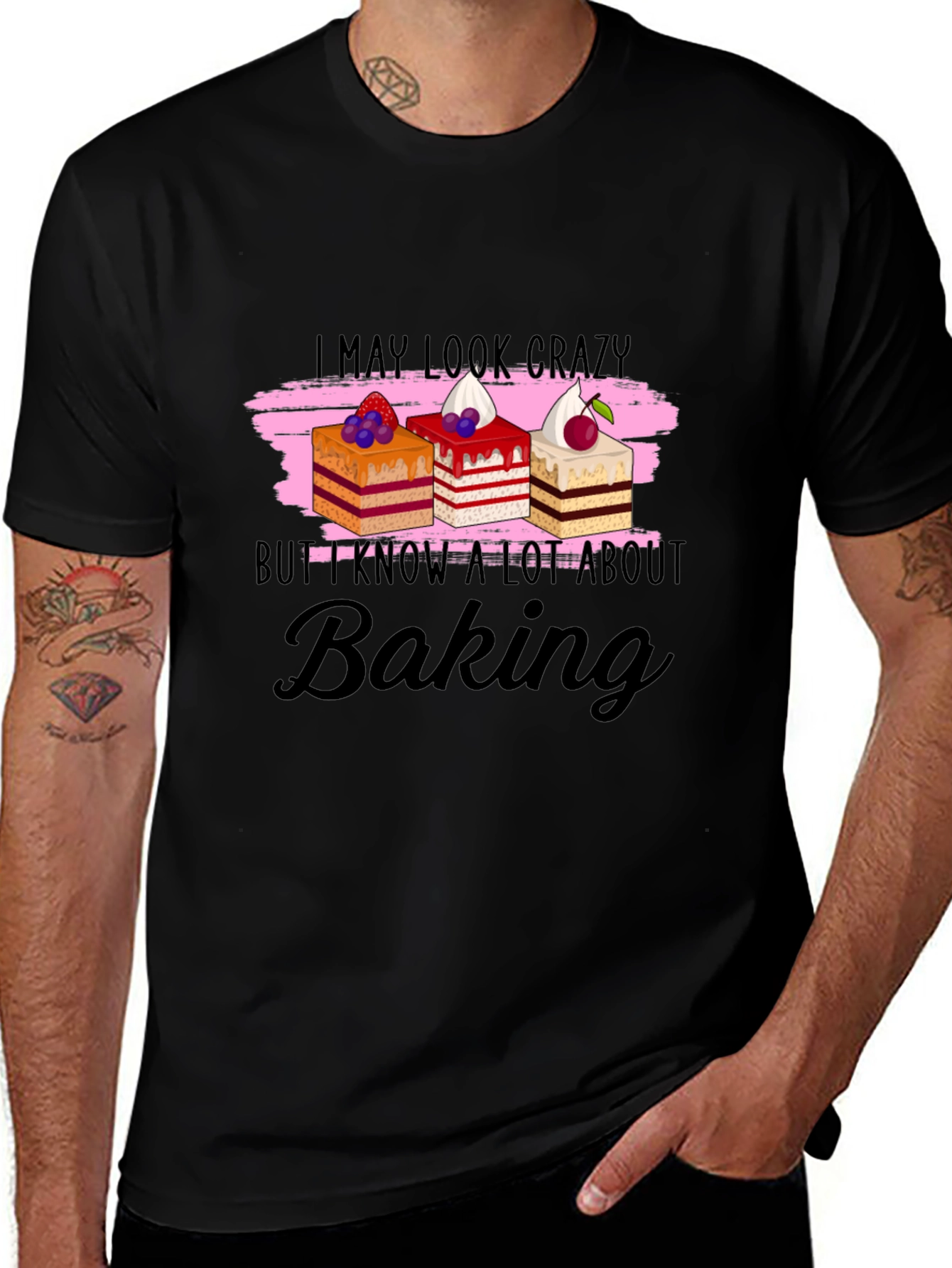 Variant 12 of Crazy About Baking T-Shirt