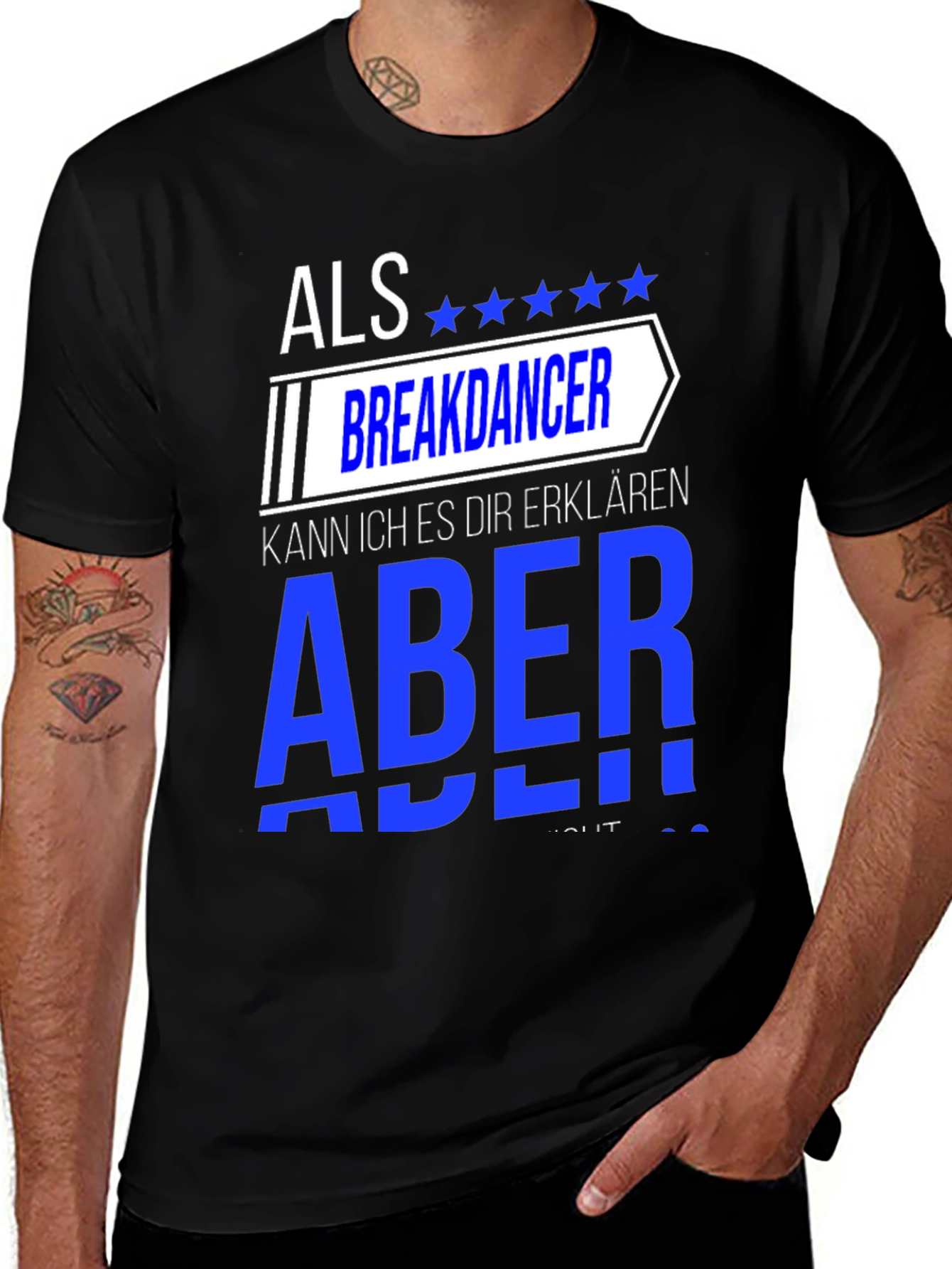 Variant 9 of Breakdancer T-Shirt: ALS Breakdancer Kann Ich Es Dir Erklären