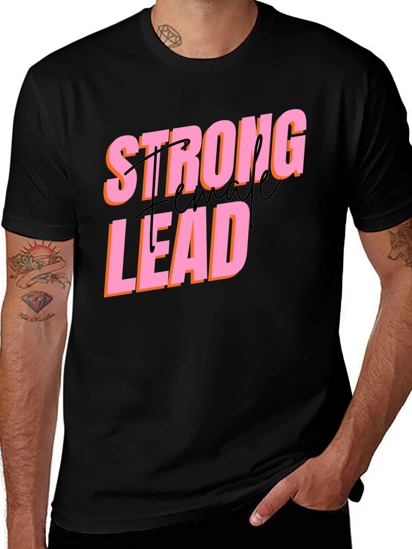 Variant 24 of Strong Female Lead Black T-Shirt