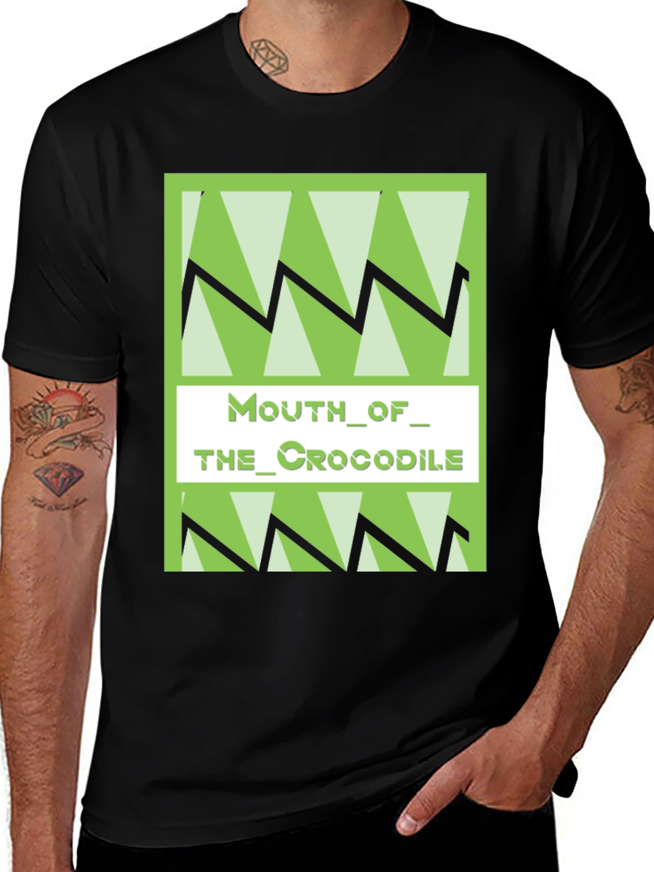 Variant 3 of Mouth Of The Crocodile Graphic Print T-Shirt