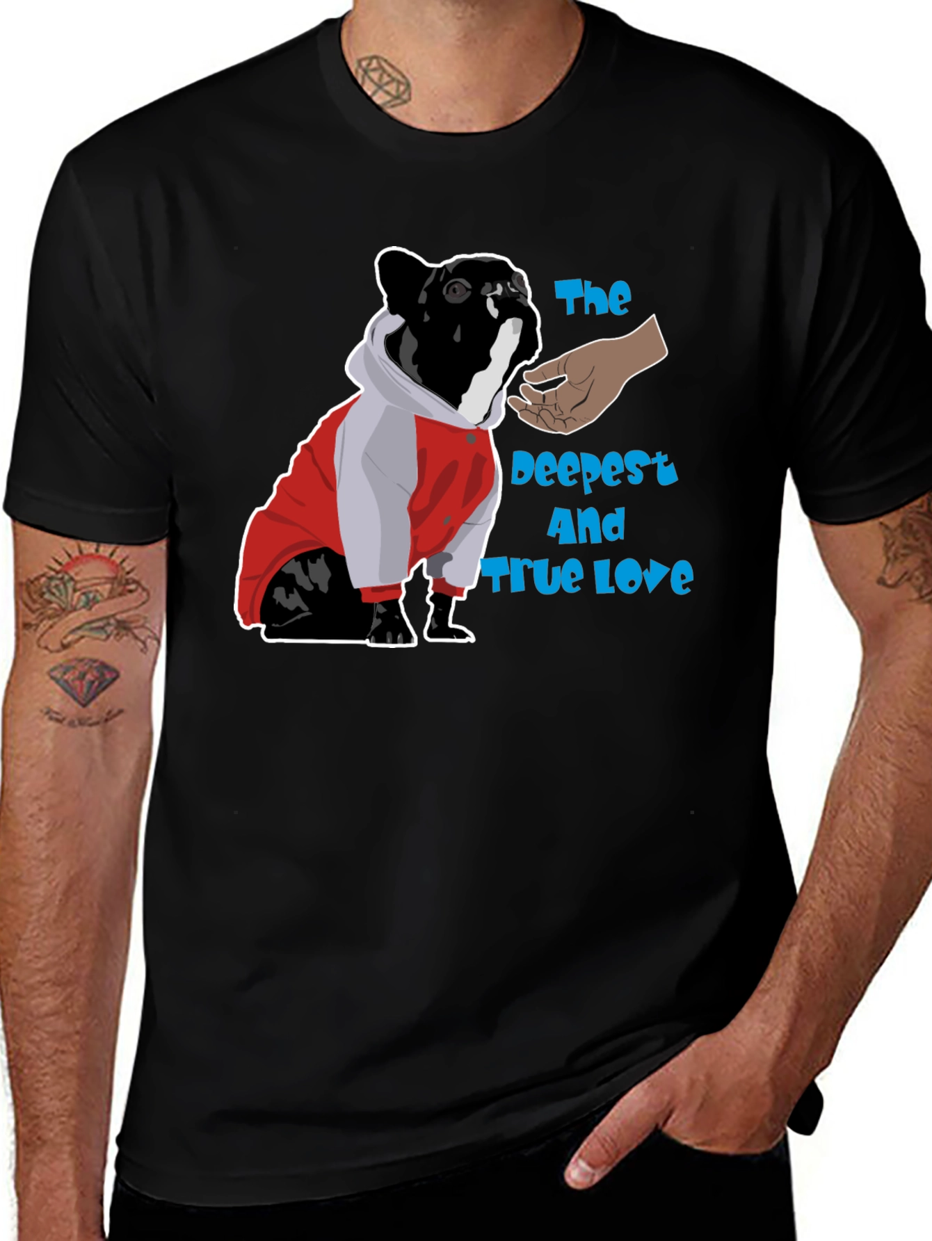 Variant 18 of Dog Lover T-Shirt - The Deepest and Truest Love