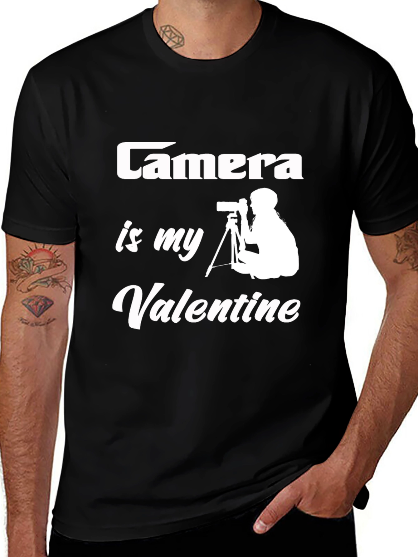 Variant 3 of Camera Is My Valentine Graphic Tee