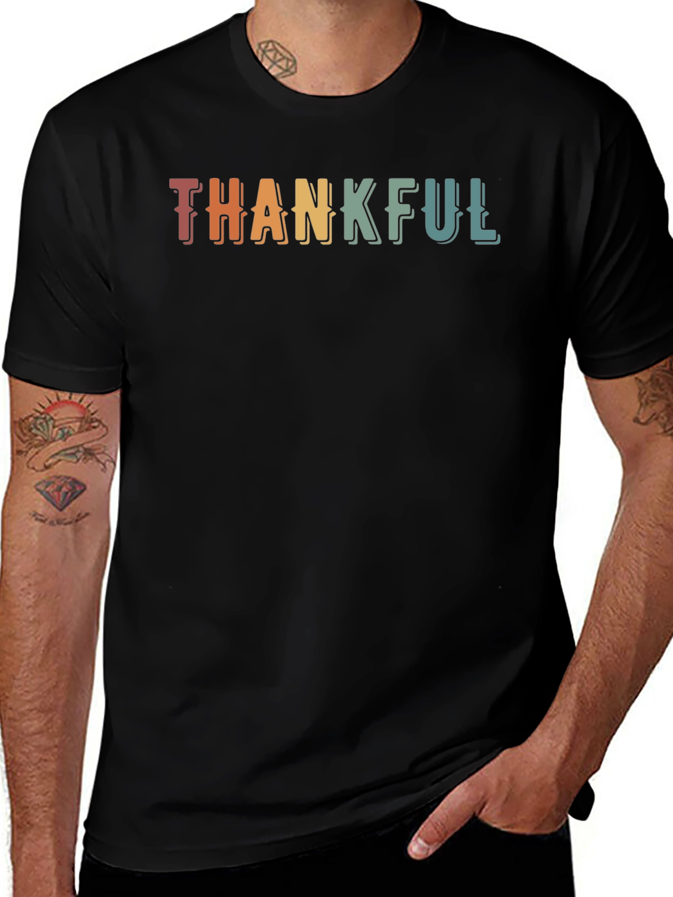 Thankful Retro Graphic Tee - Unisex