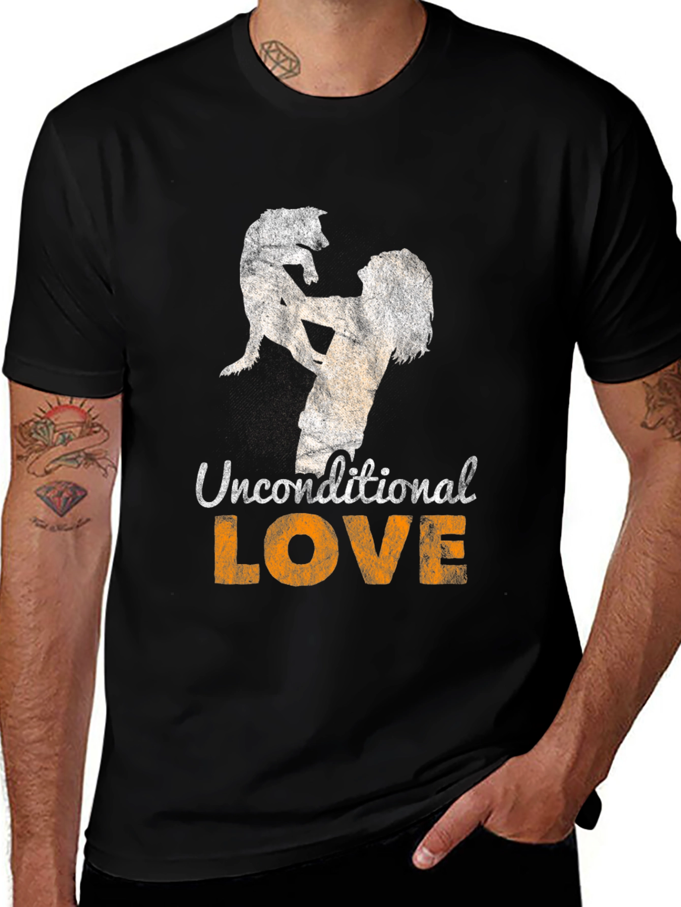 Variant 13 of Unconditional Love Dog Graphic T-Shirt