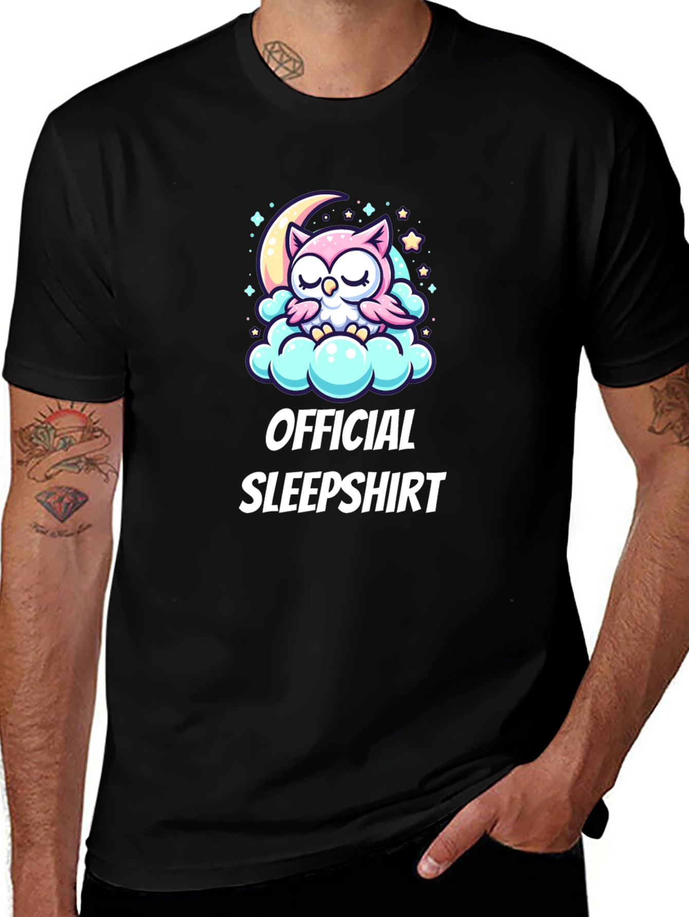 Variant 16 of Official Sleepshirt Owl Moon T-Shirt
