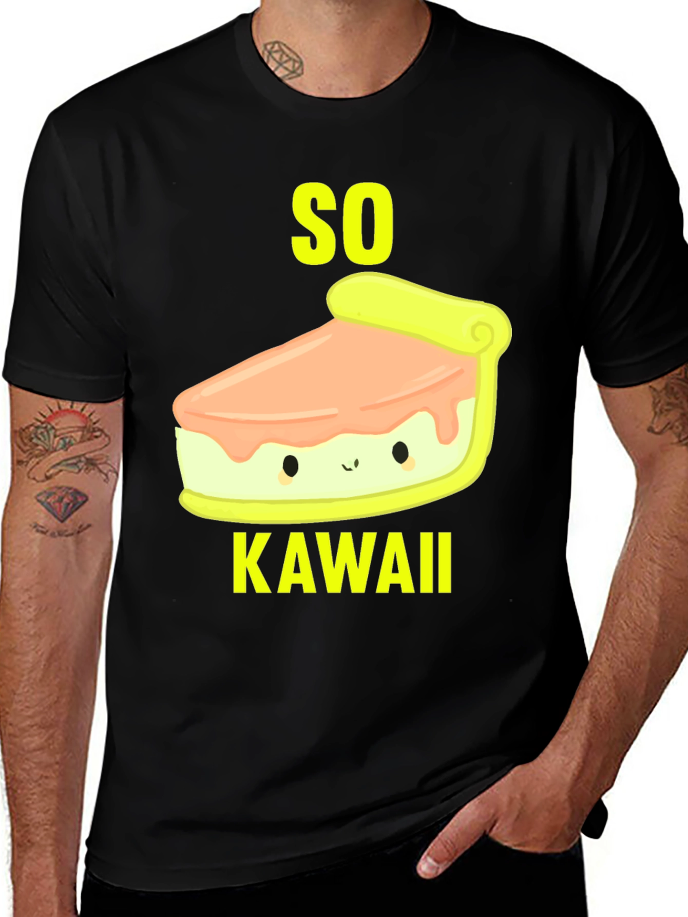 Variant 25 of So Kawaii Pie Slice Graphic T-Shirt - Cute Dessert Tee