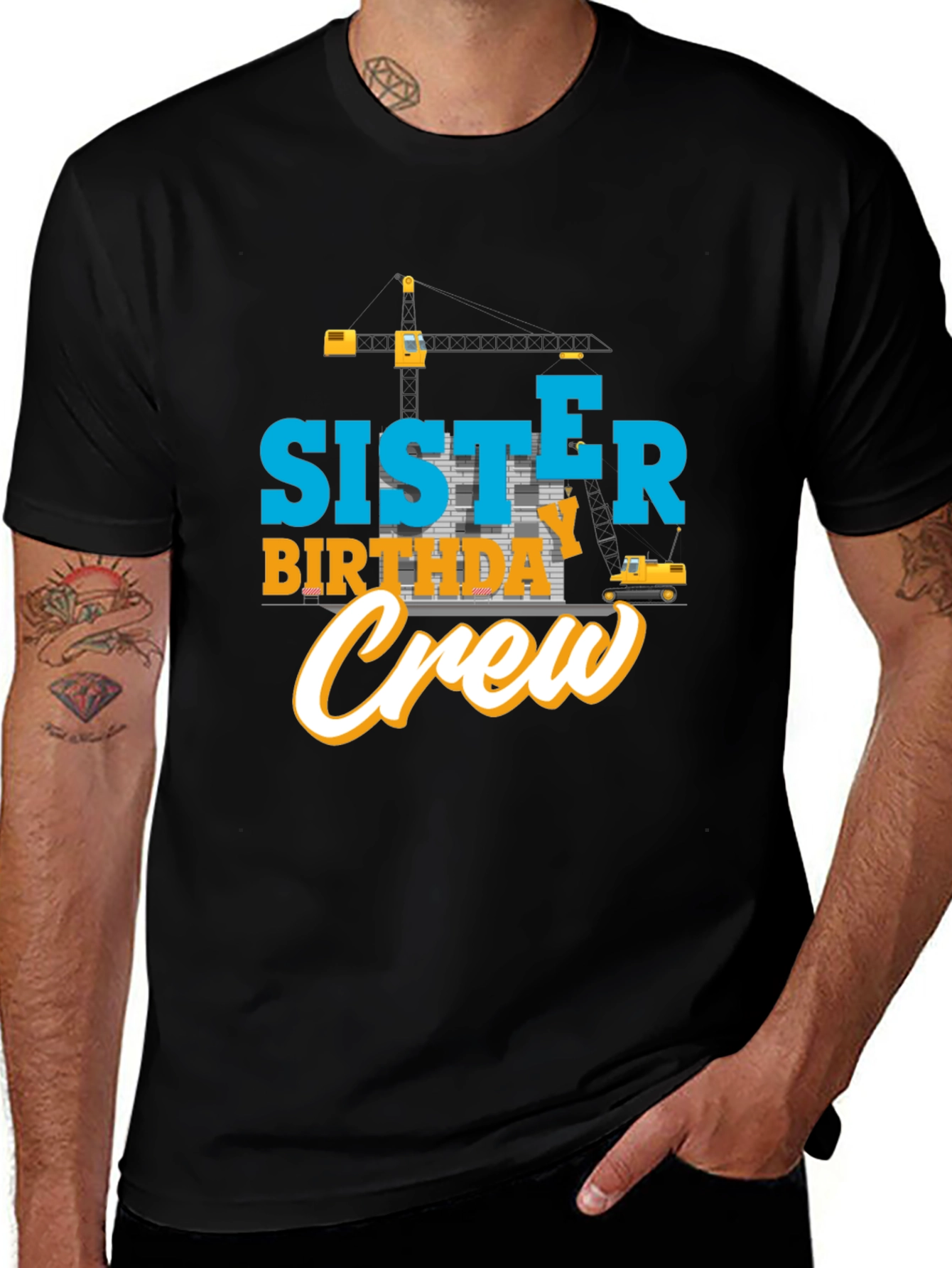 Variant 3 of Sister Birthday Crew T-Shirt