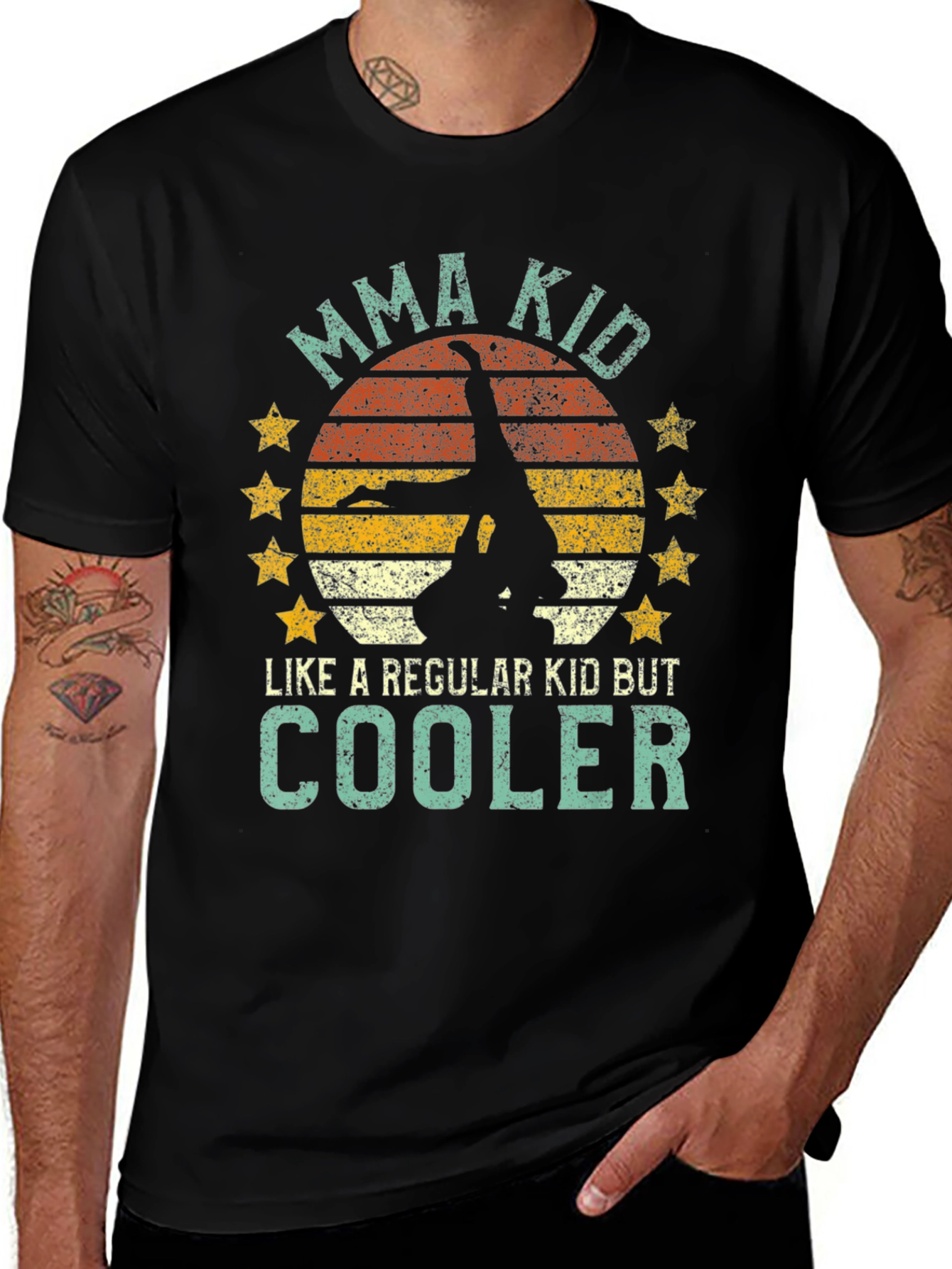 MMA Kid Graphic T-Shirt - Martial Arts Cool