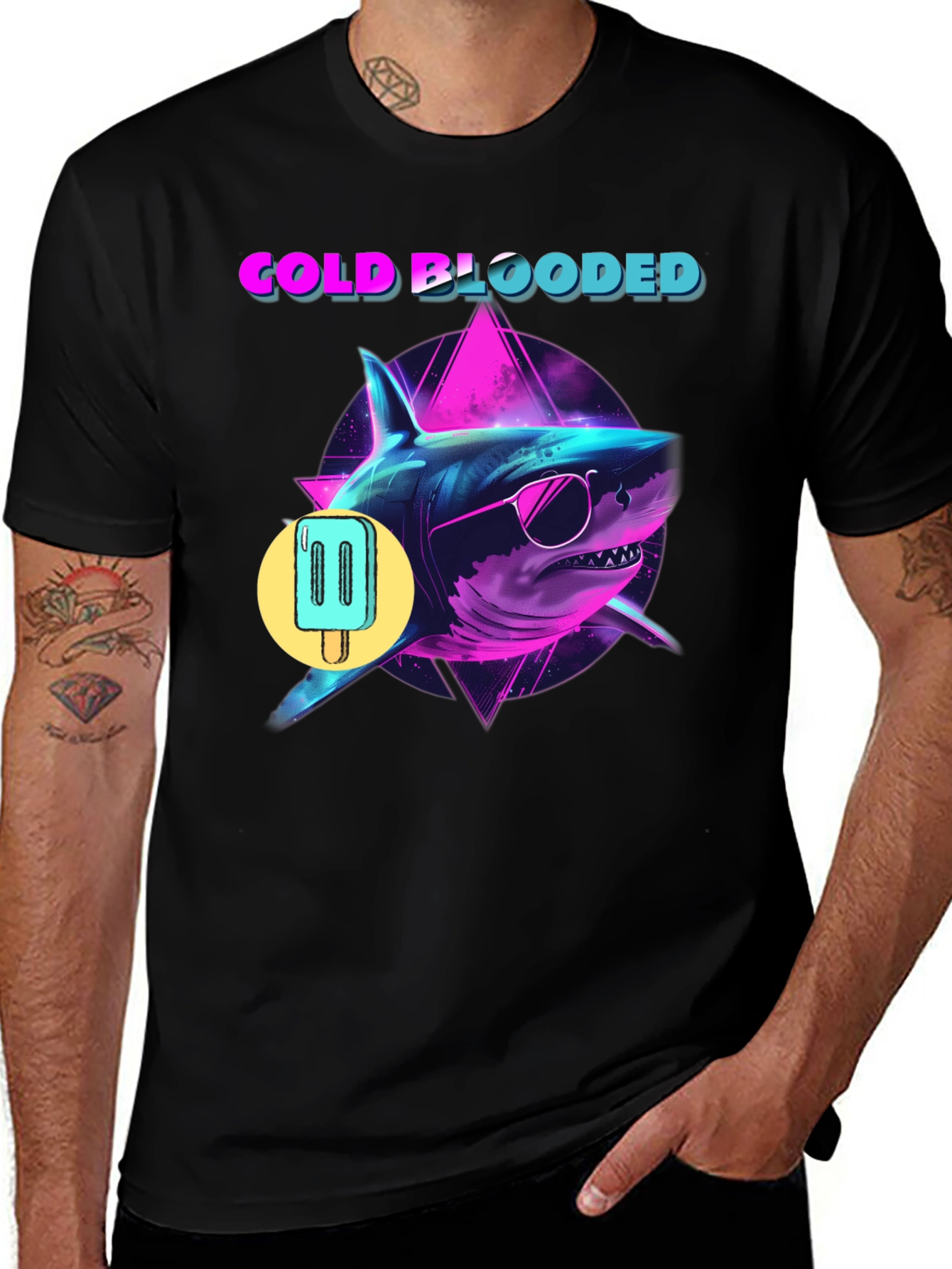 Variant 14 of Cold Blooded Shark T-Shirt
