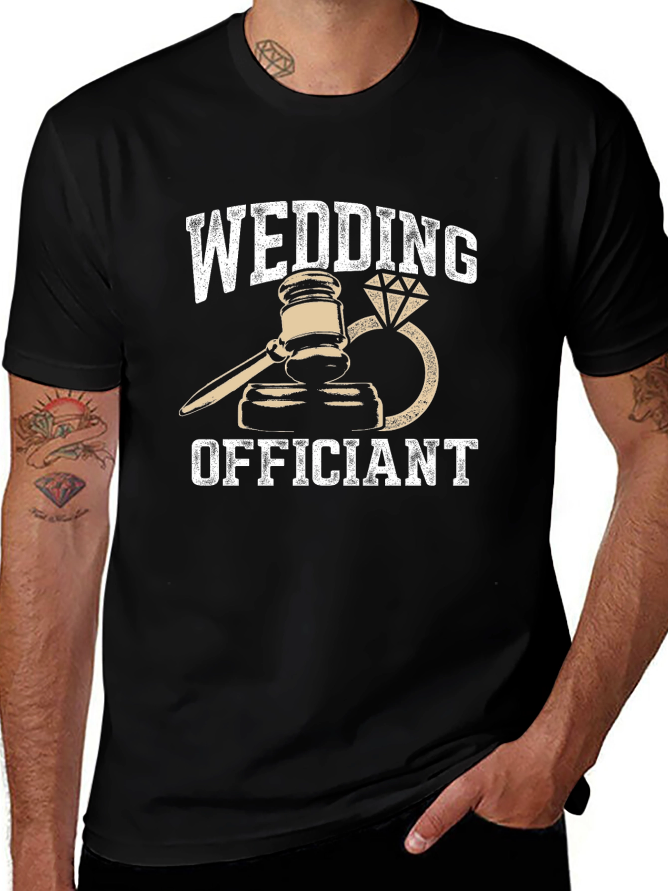 Variant 2 of Wedding Officiant Graphic Tee