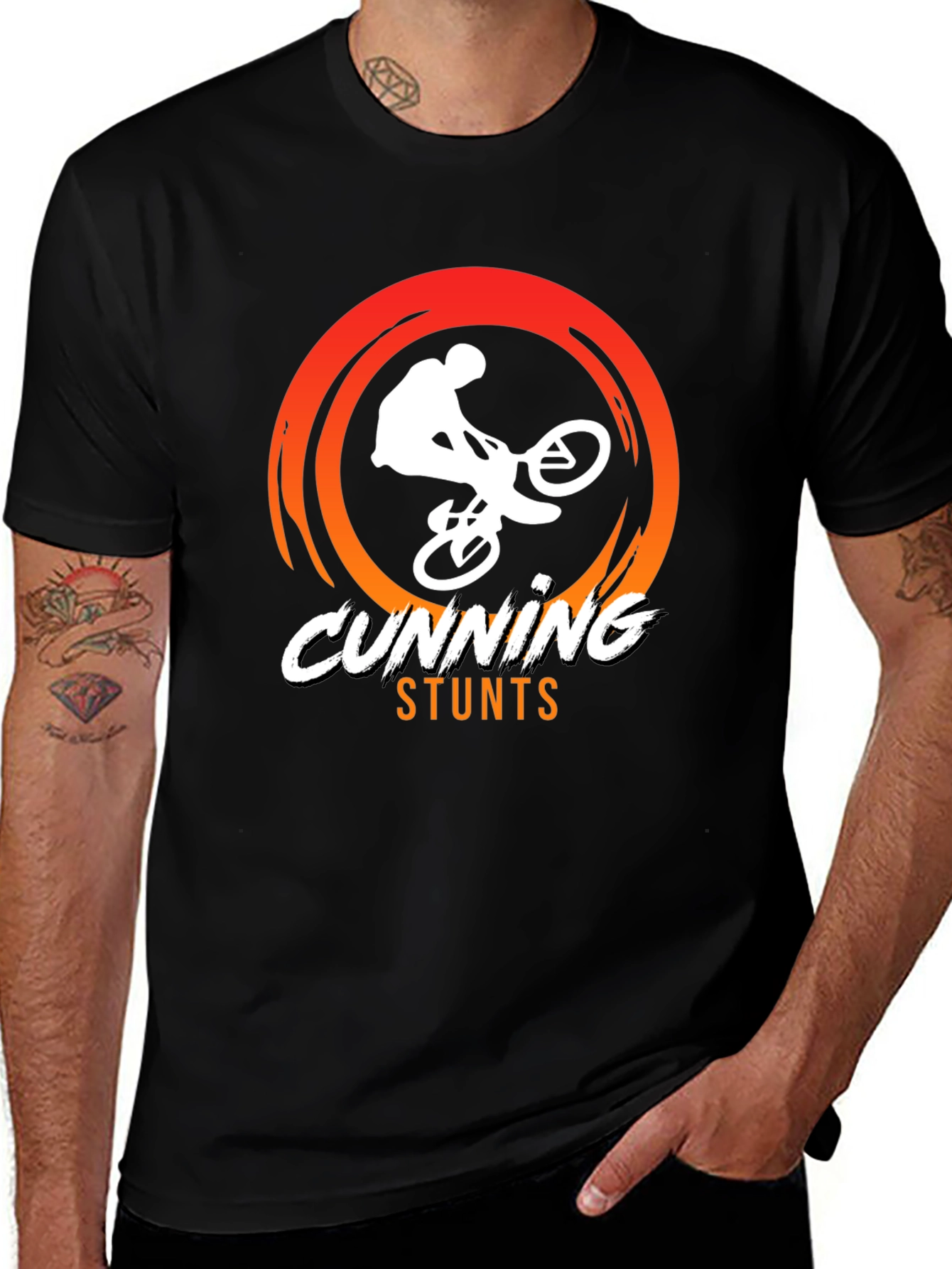 Cunning Stunts Graphic Tee - BMX Rider T-Shirt