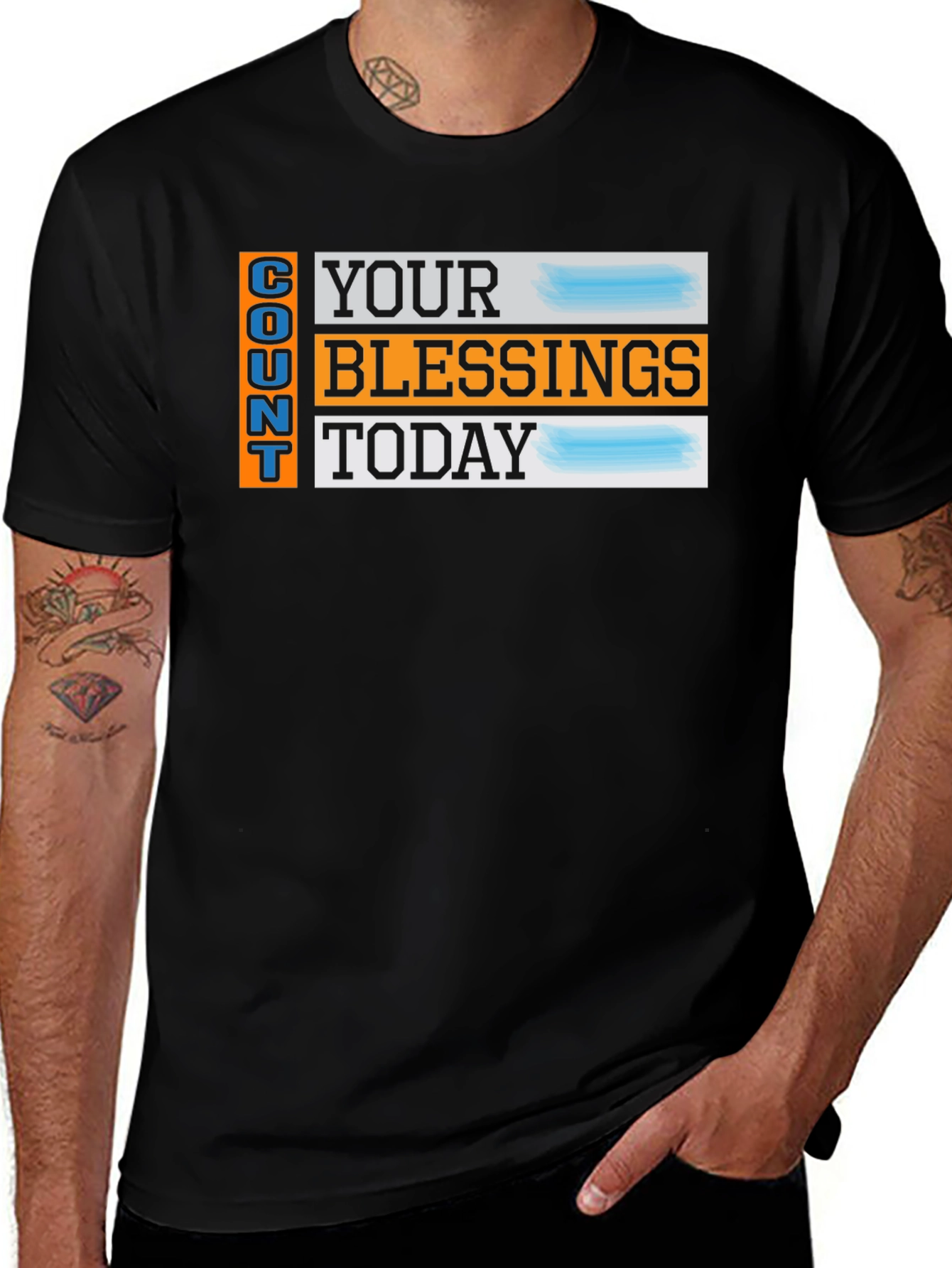 Count Your Blessings Graphic Tee - Comfort Fit
