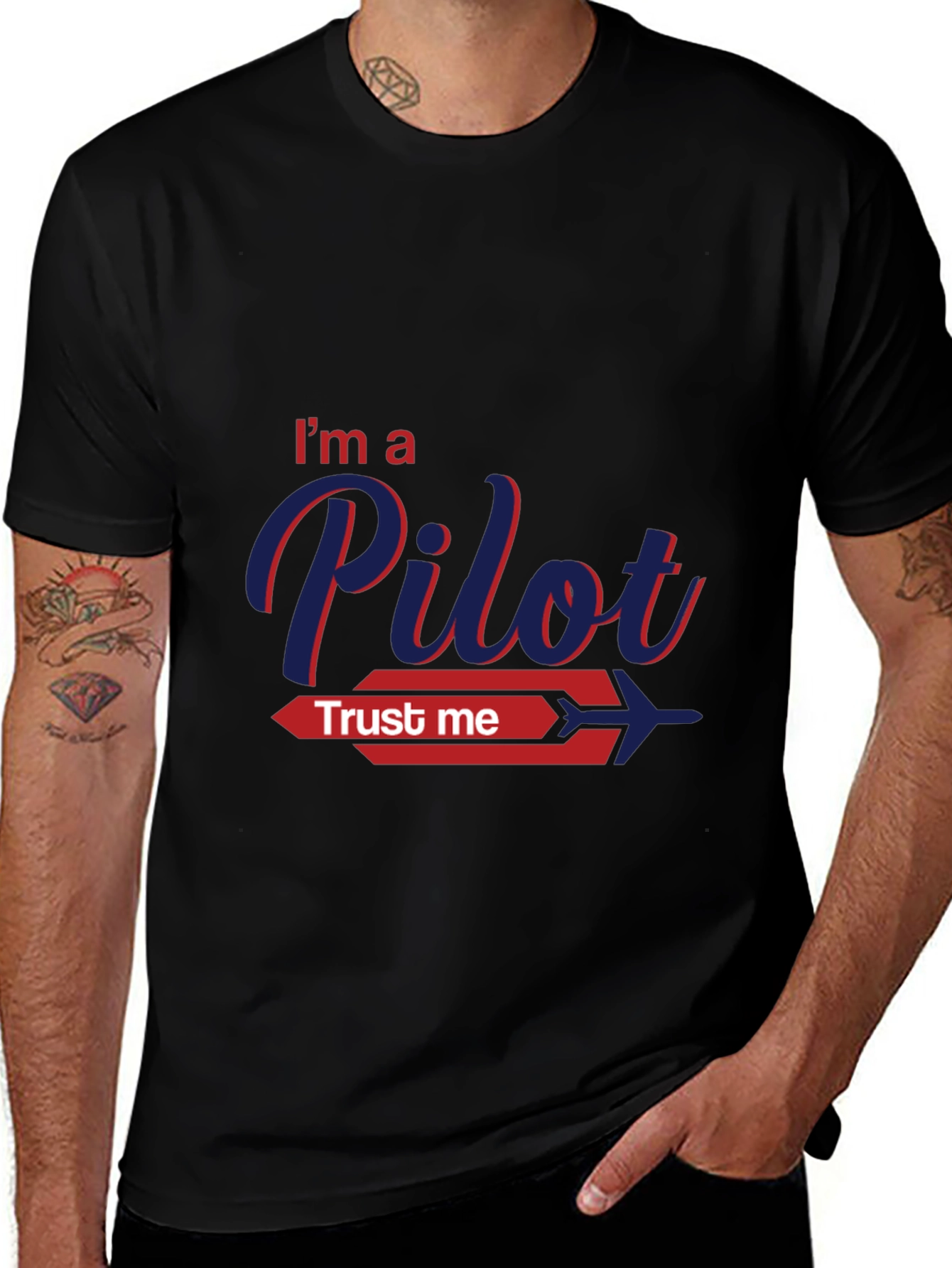 I'm A Pilot Trust Me Graphic T-Shirt