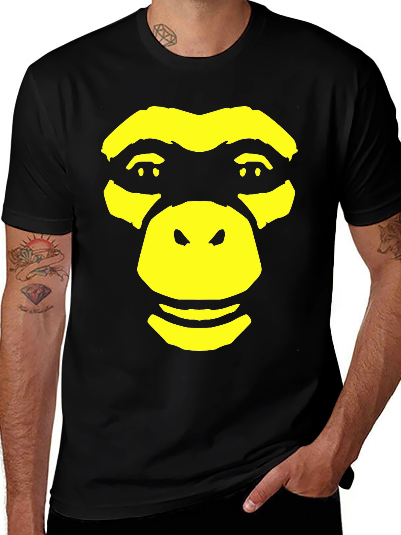 Variant 7 of Bold Monkey Graphic Tee - Statement Style