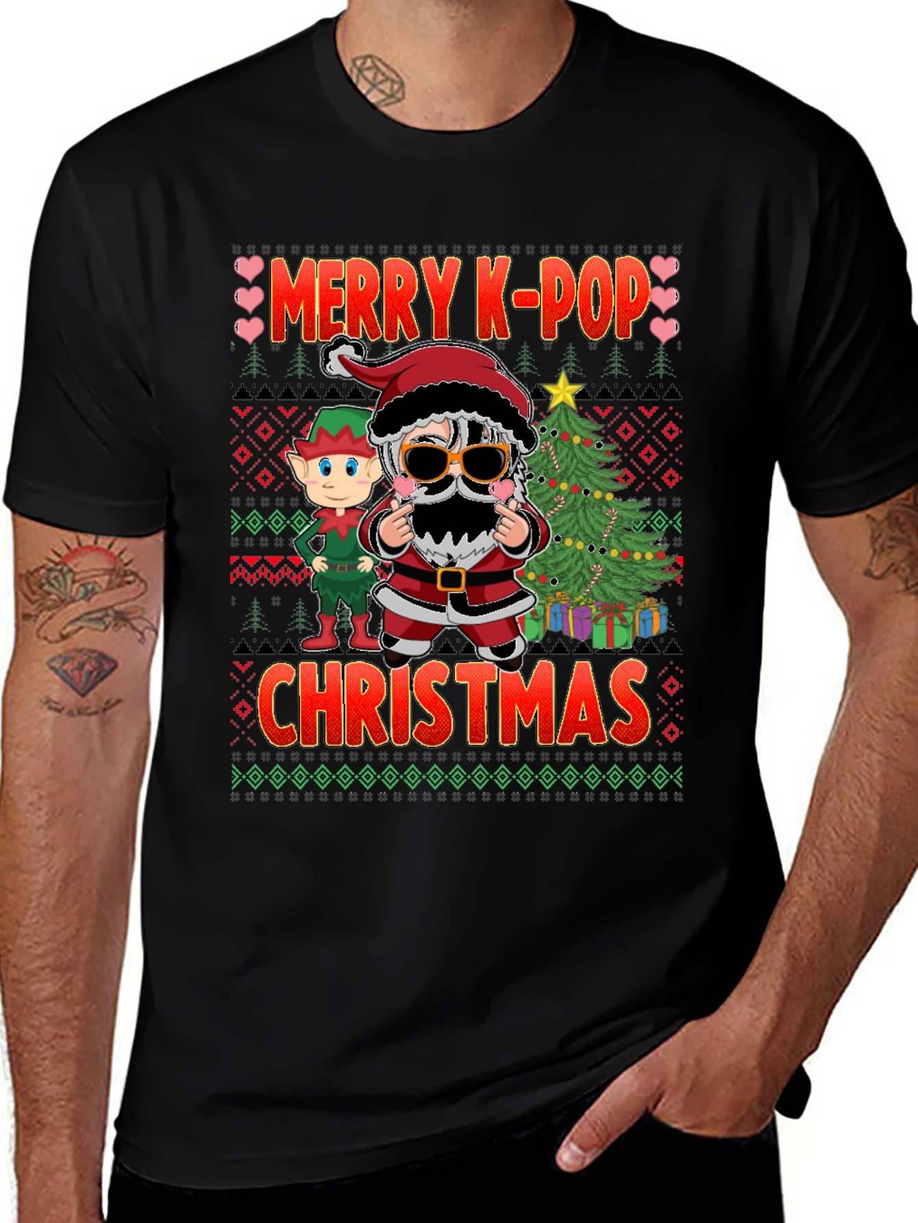 Merry K-Pop Christmas T-Shirt