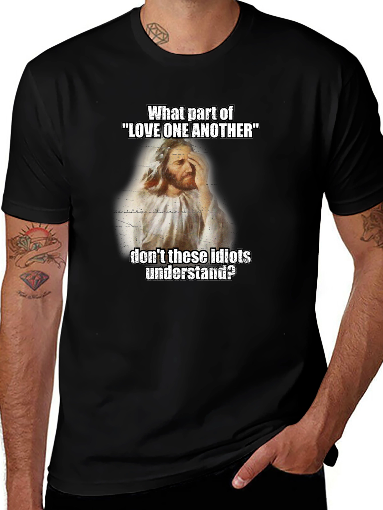 Variant 22 of Jesus 'Love One Another' Graphic Tee