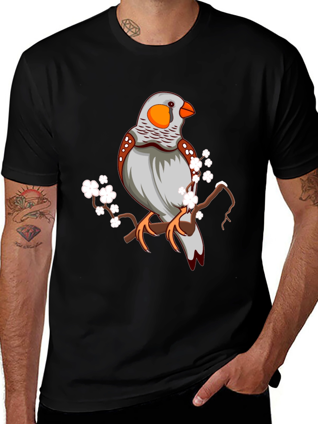 Bird on Branch Graphic Tee