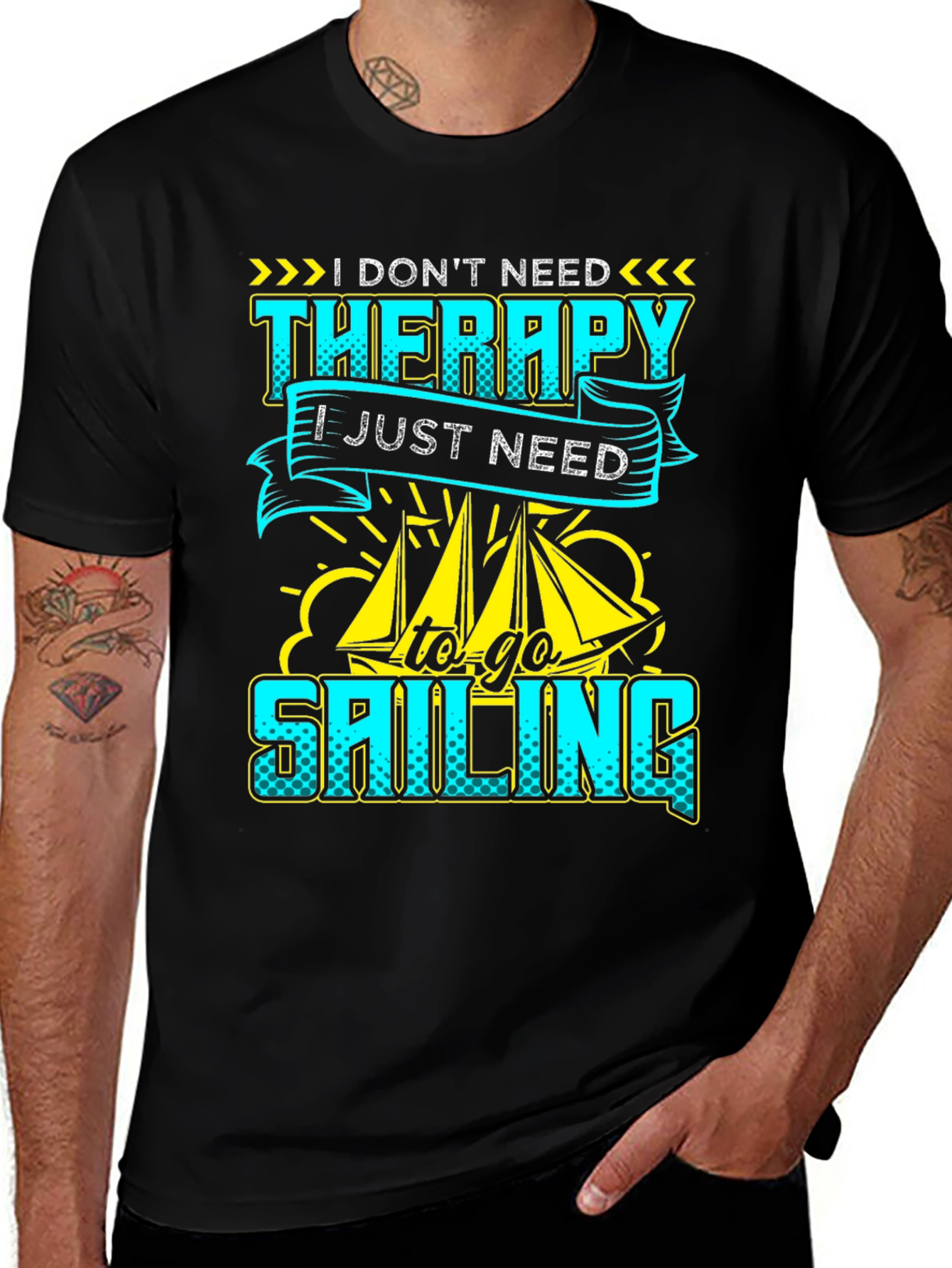 Sailing Therapy Graphic Tee