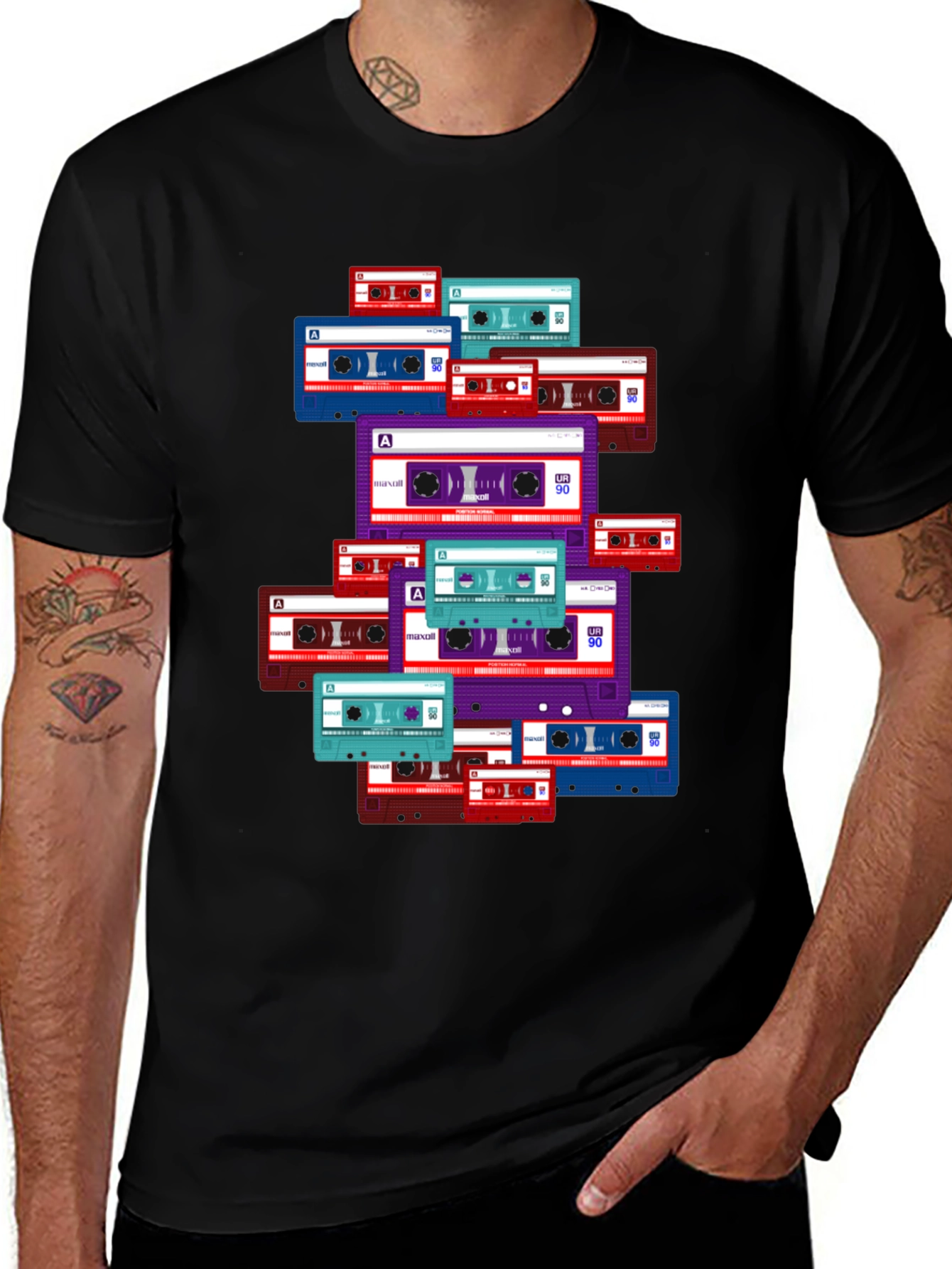 Variant 3 of Retro Cassette Tape T-Shirt - Vintage Music Lover Tee