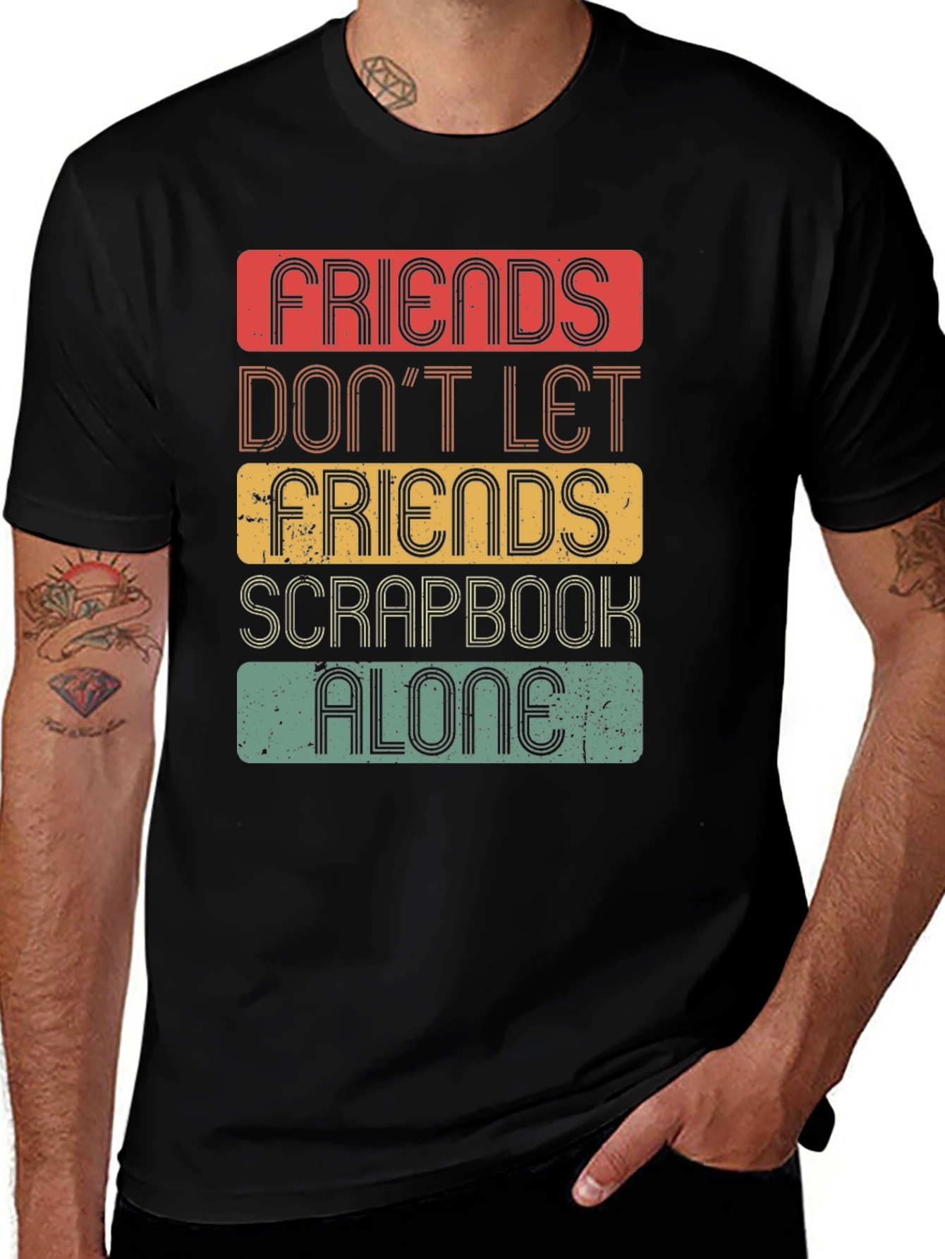 Variant 10 of Friends Scrapbook T-Shirt