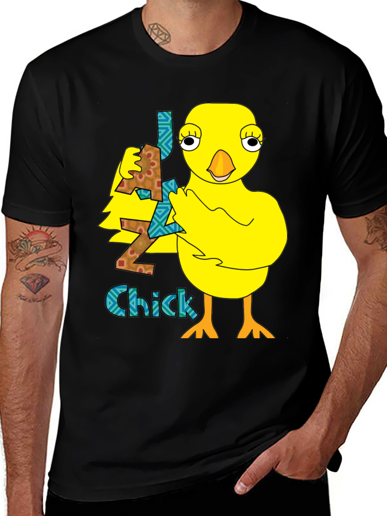 Variant 7 of Cute Chick Graphic Tee - Quirky Animal T-Shirt