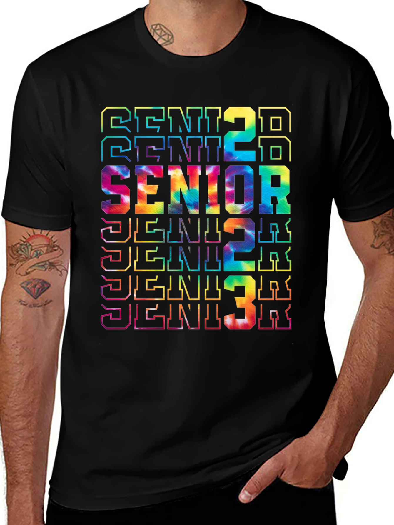 Variant 21 of Senior 2023 Tie Dye T-Shirt
