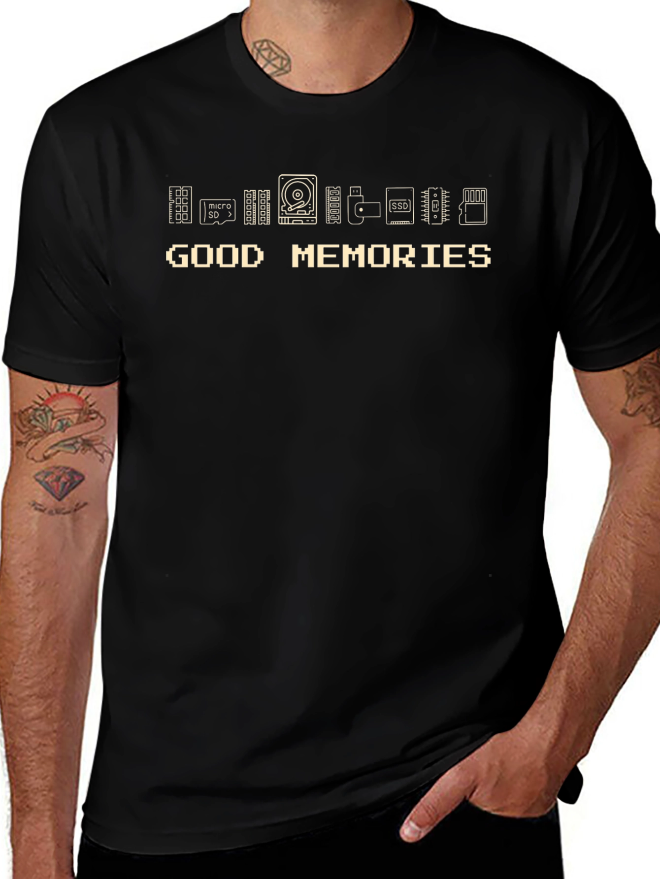 Variant 6 of Good Memories Tech T-Shirt - Geeky Gift for Programmers