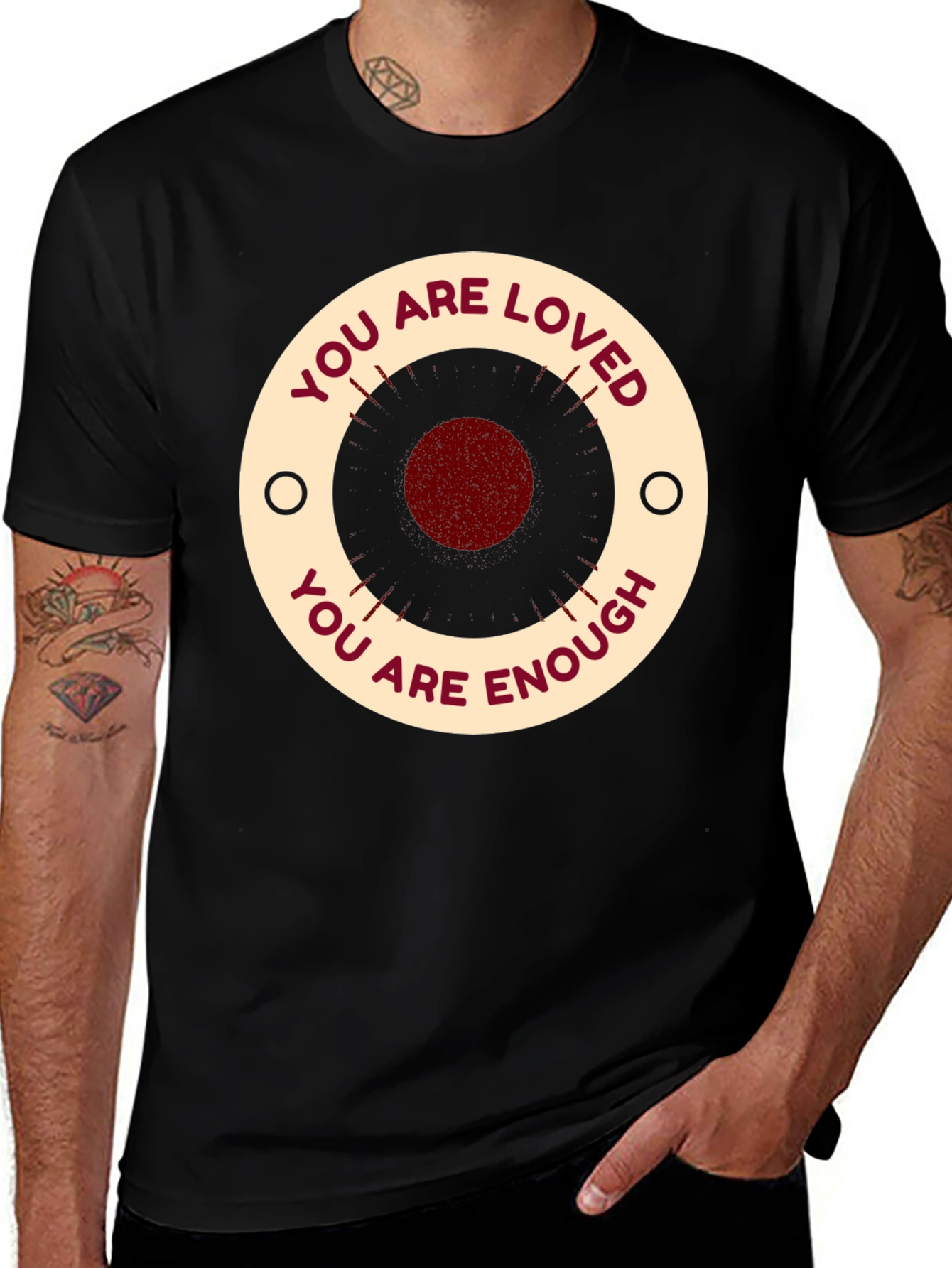 Affirming Target T-Shirt - You Are Loved, You Are Enough