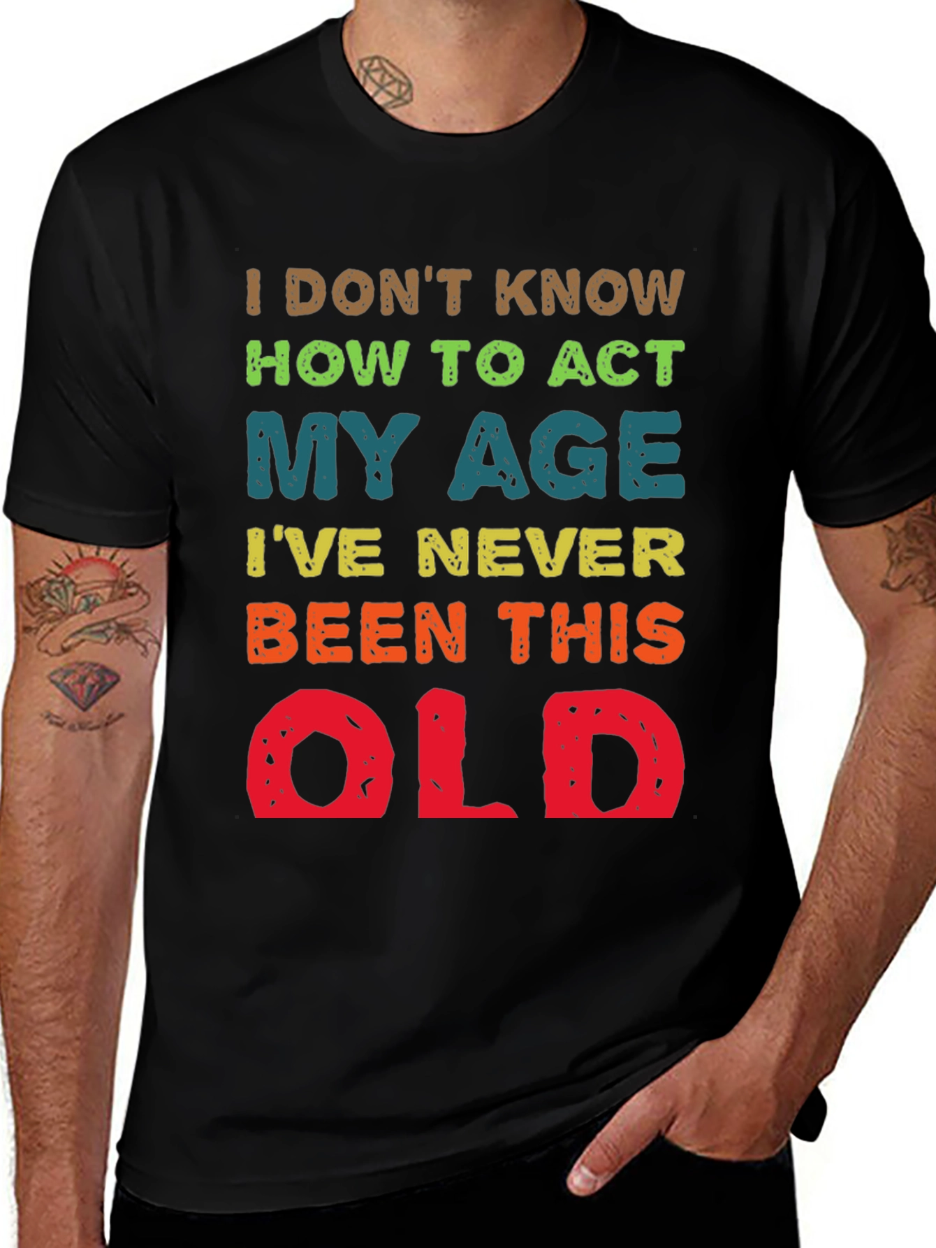 Variant 21 of Funny Age Saying Graphic Tee