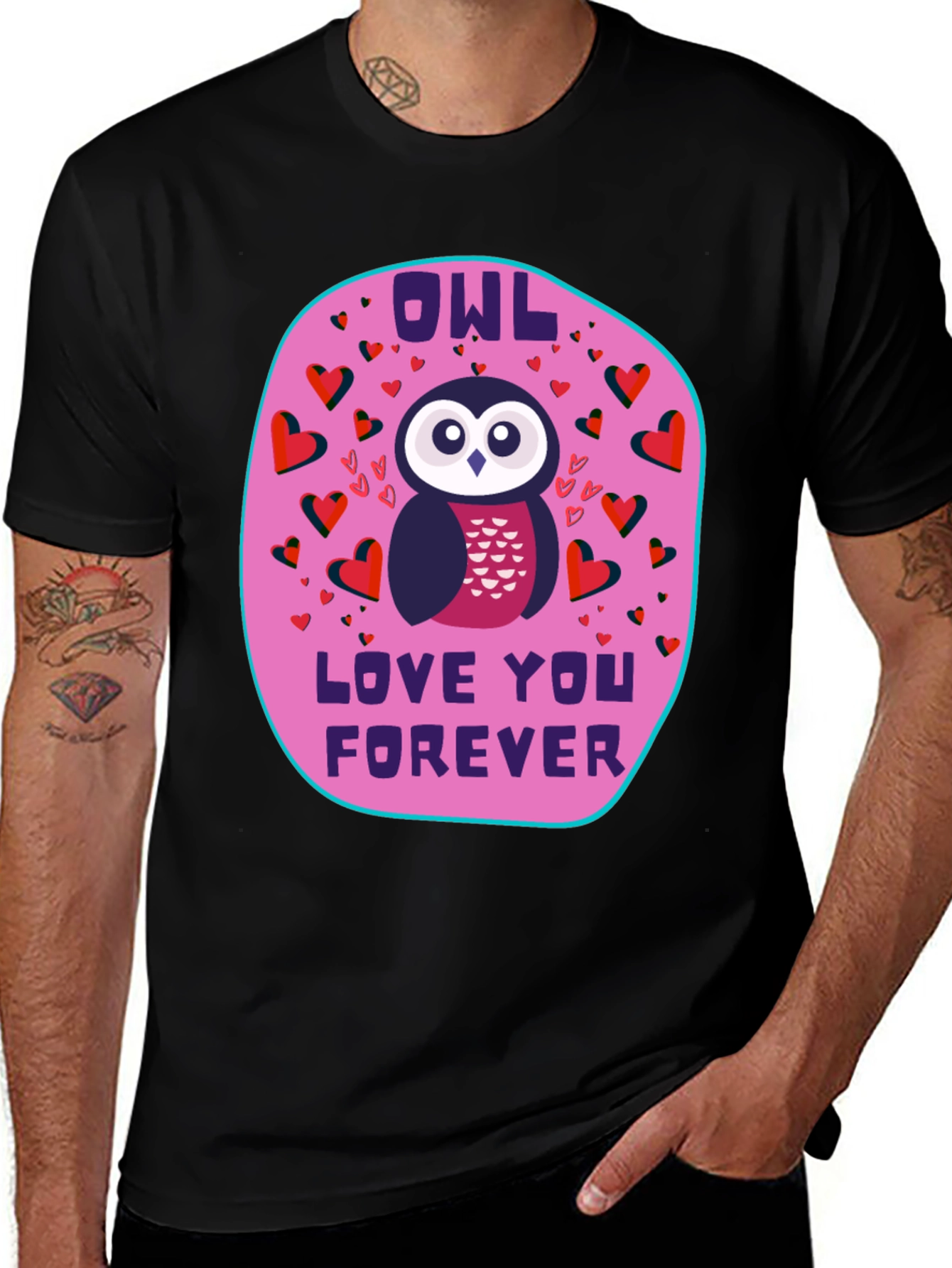 Variant 25 of Owl Love You Forever Graphic Tee