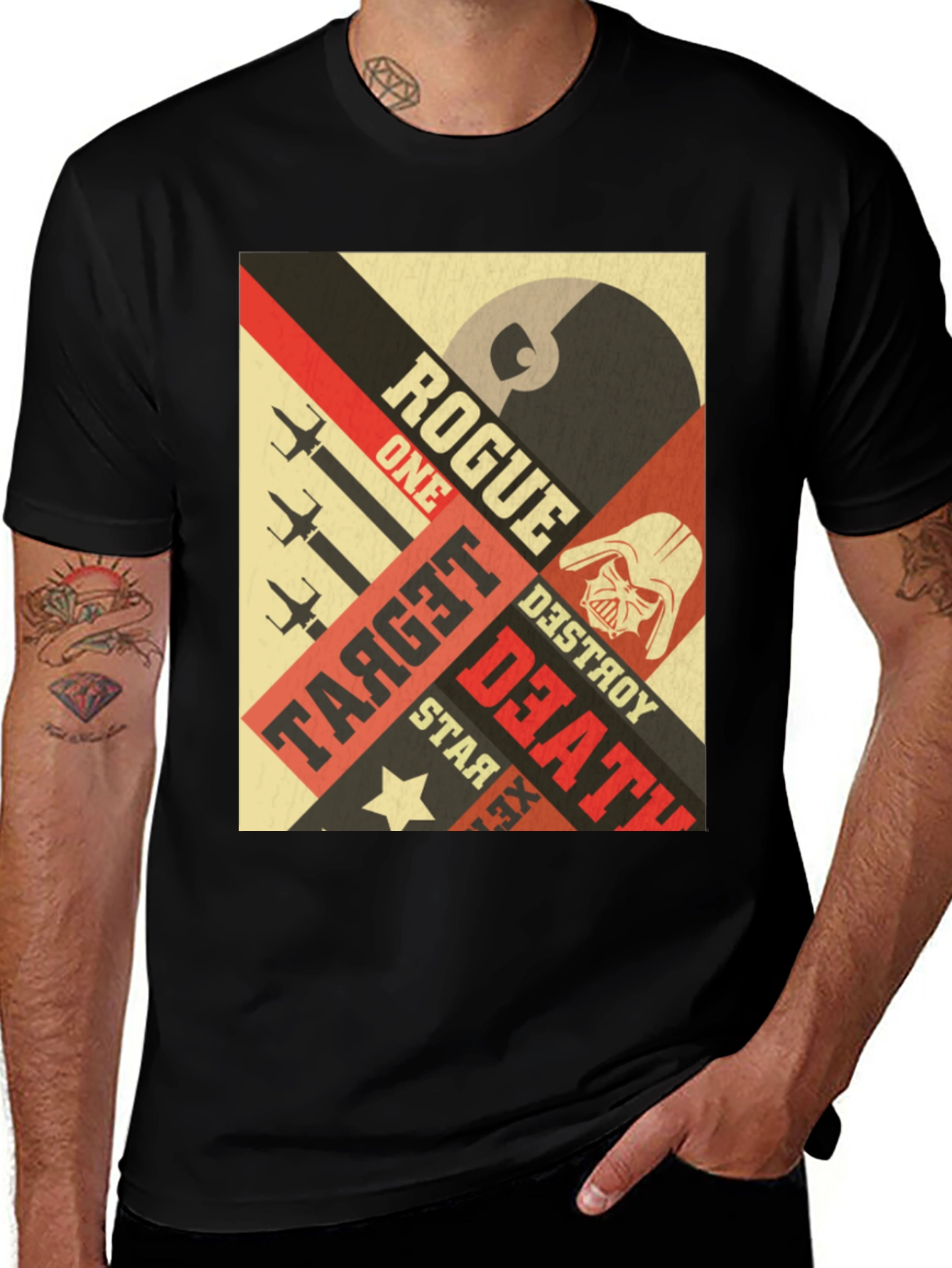 Rogue One Star Wars Graphic T-Shirt - Destroy Death Star