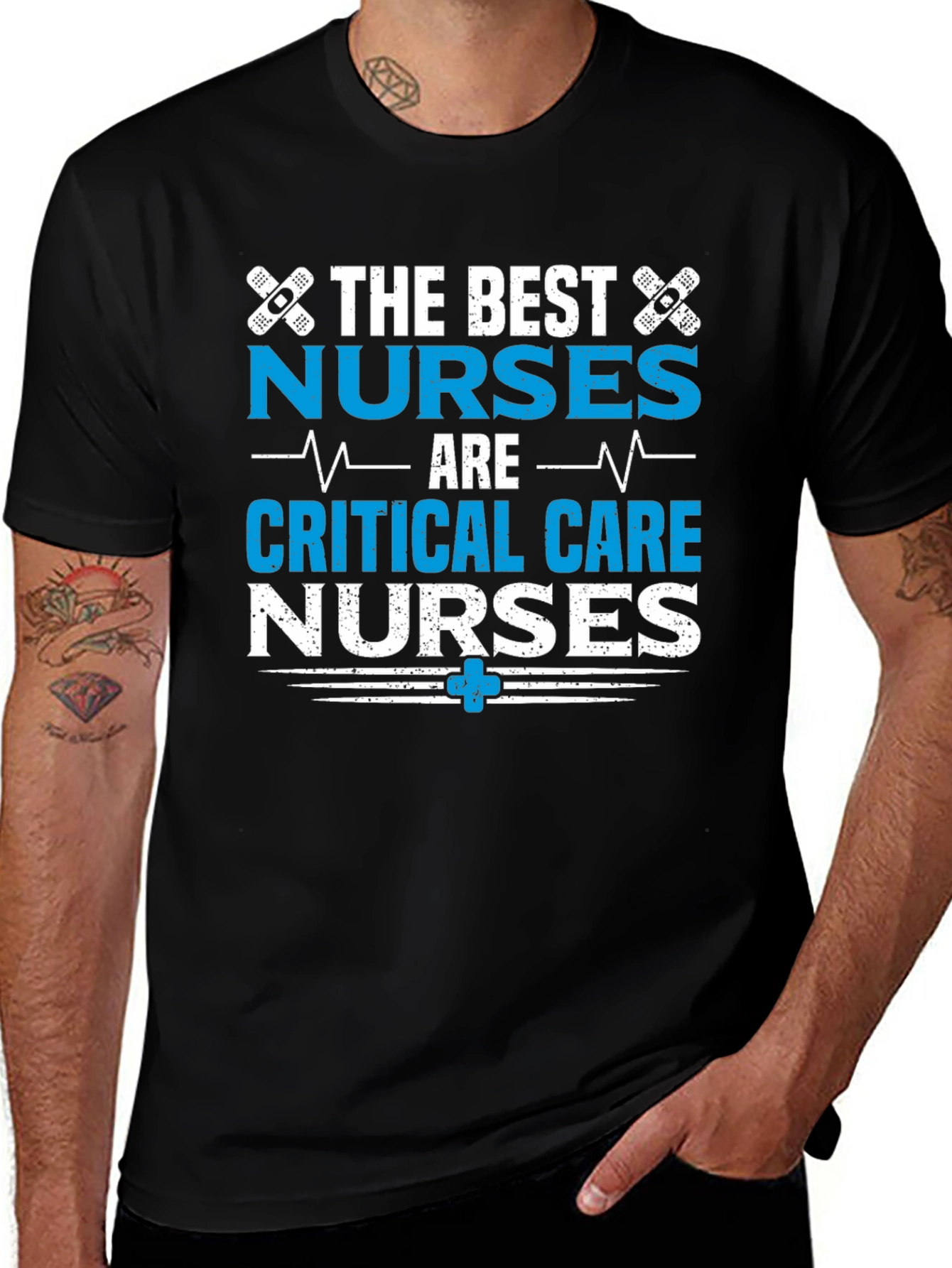 Variant 28 of Best Nurses Critical Care T-Shirt