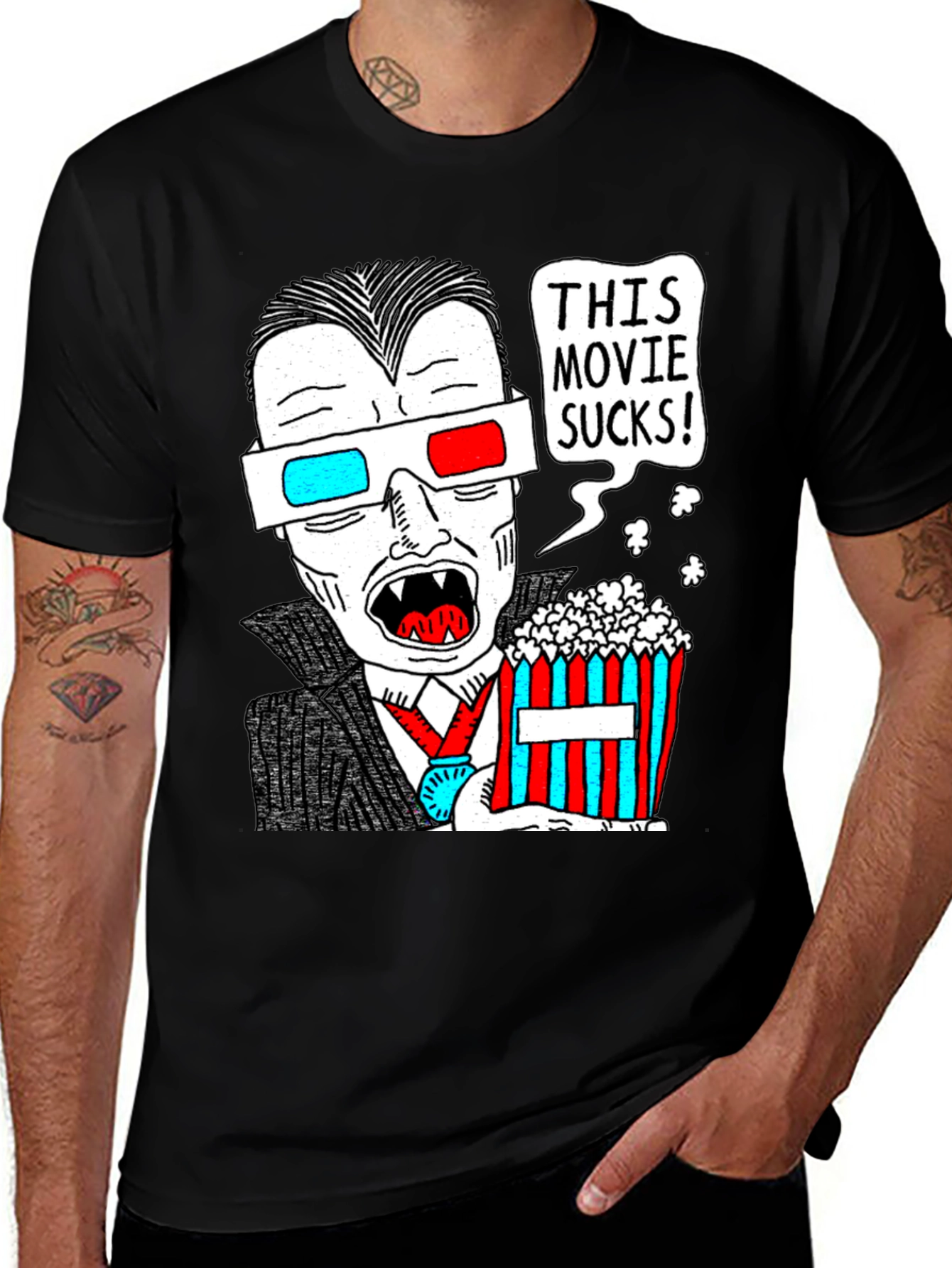 Variant 6 of Humorous Vampire Movie Lover T-Shirt