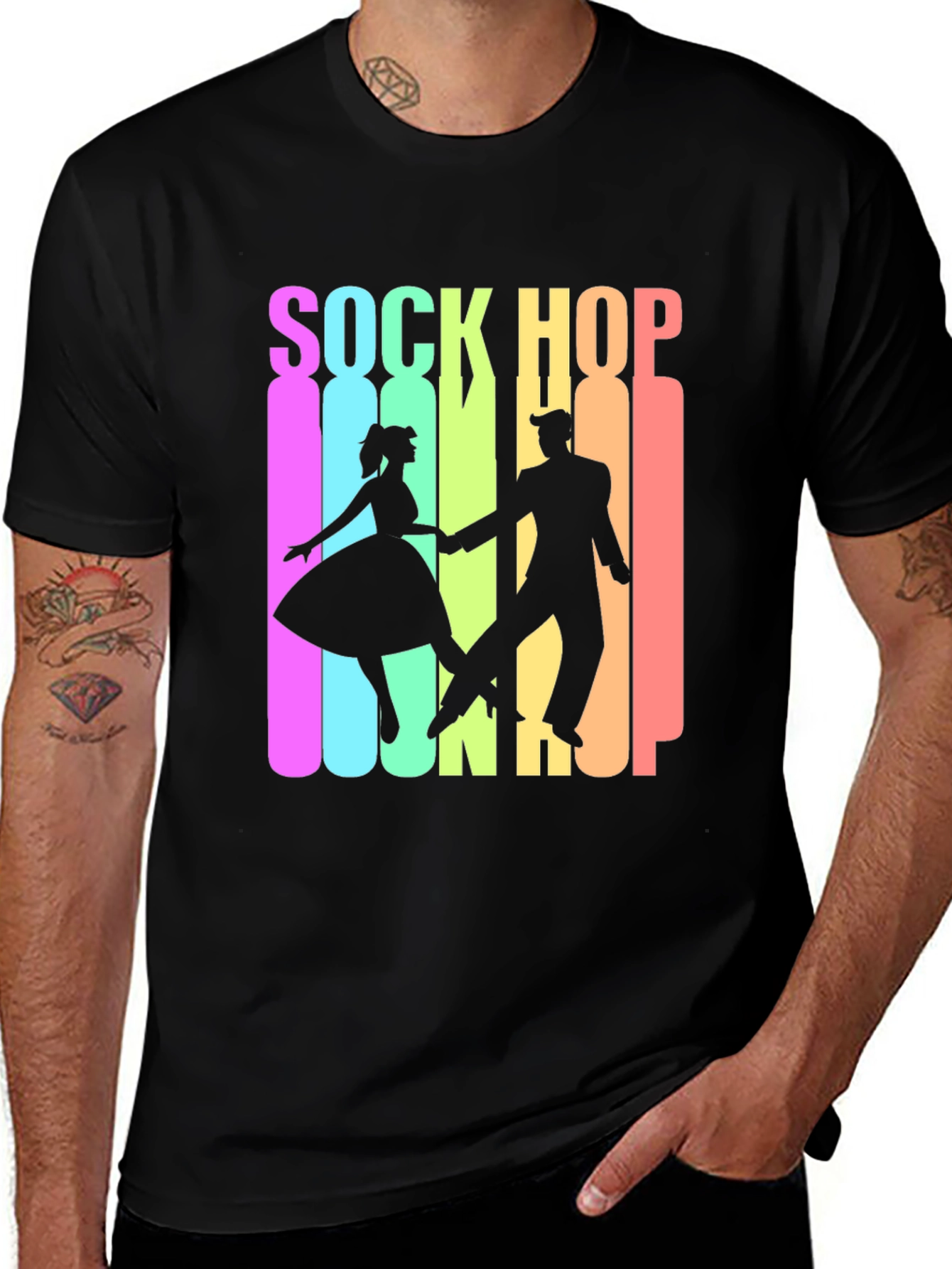 Variant 9 of Sock Hop Retro Dance T-Shirt