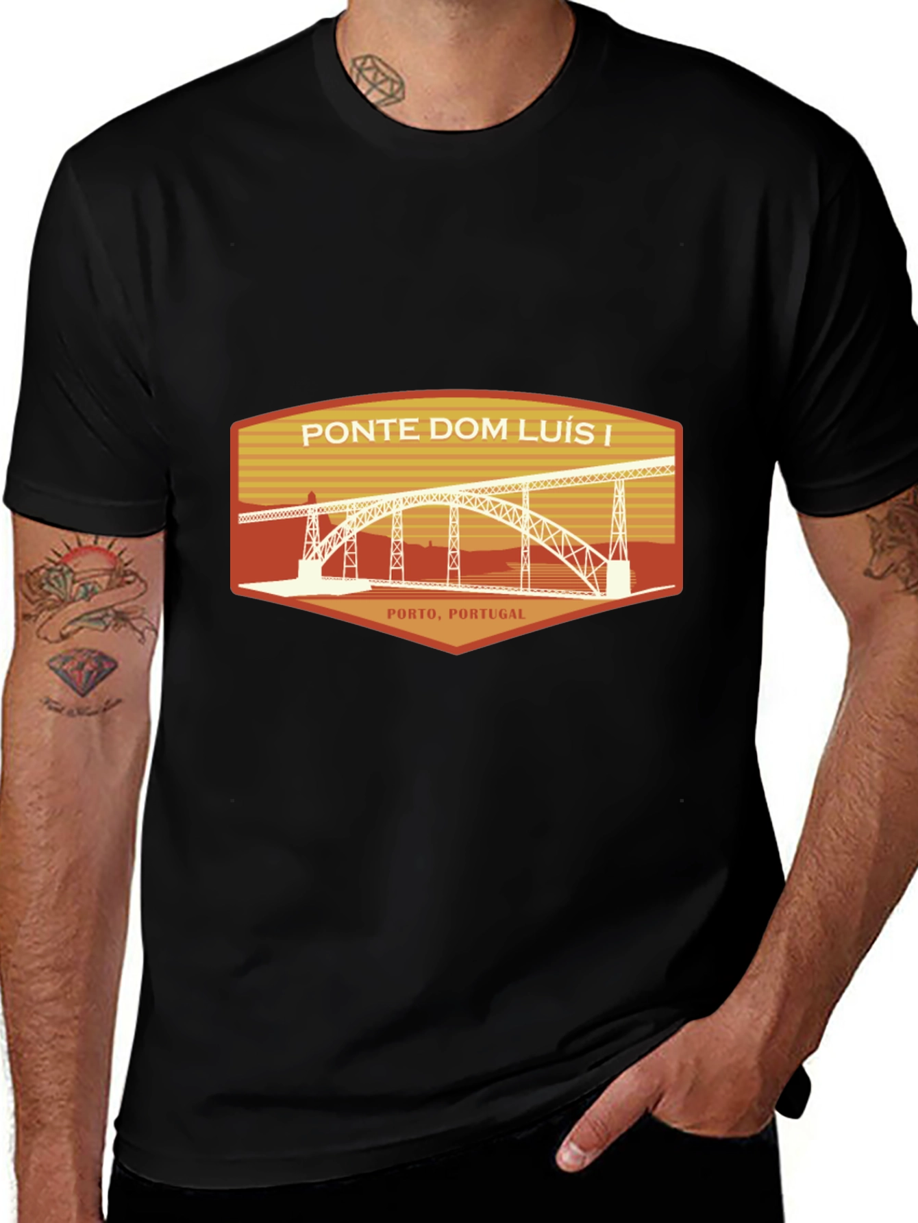 Ponte Dom Luís I T-Shirt - Porto, Portugal Tee