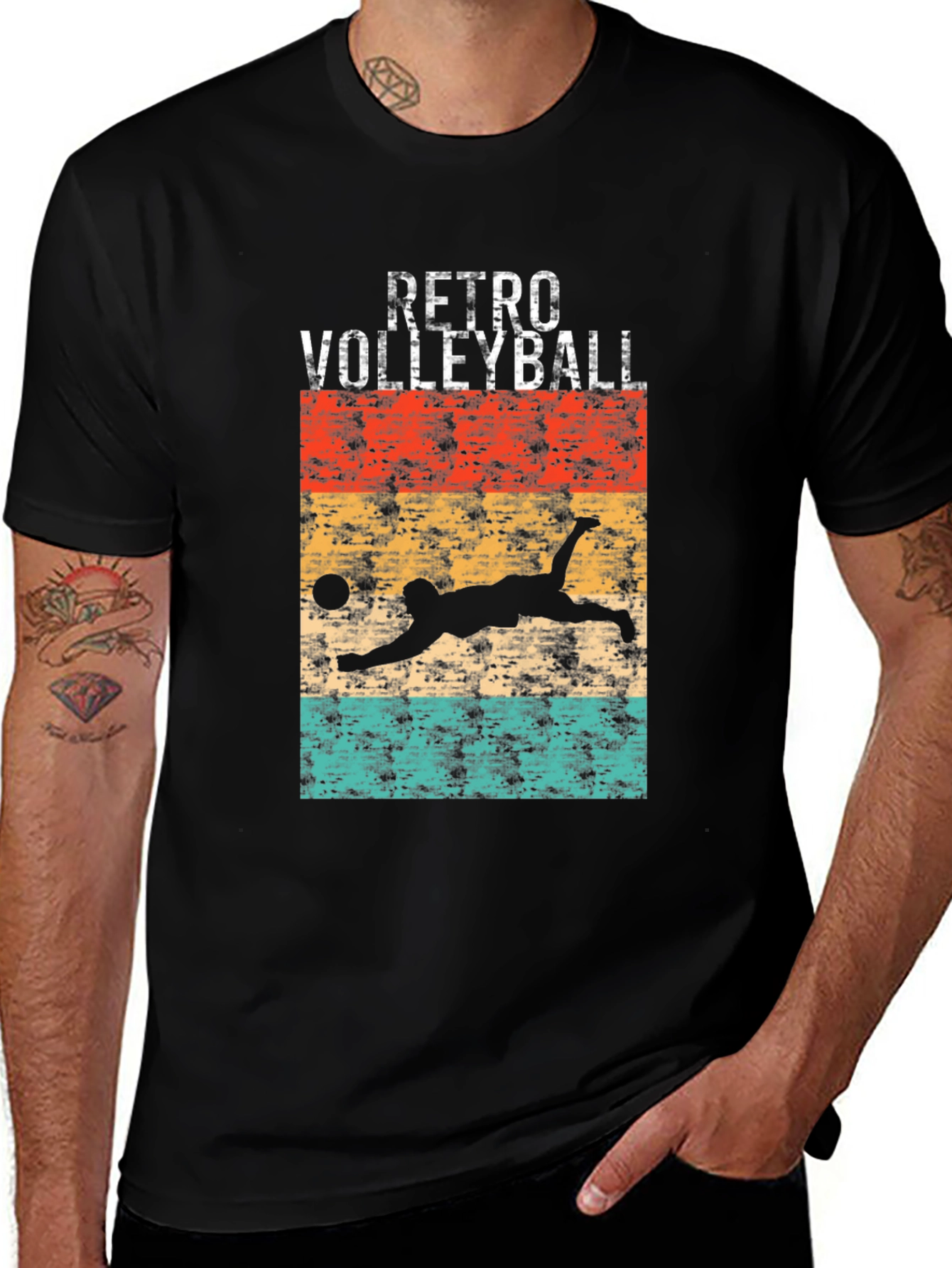 Variant 11 of Retro Volleyball T-Shirt