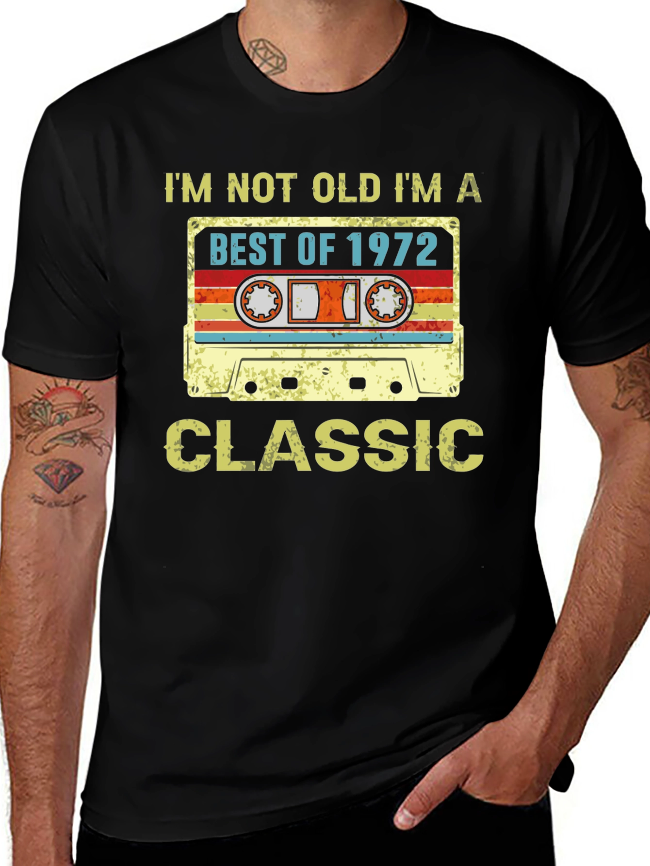 Variant 7 of Best of 1972 Classic Cassette T-Shirt