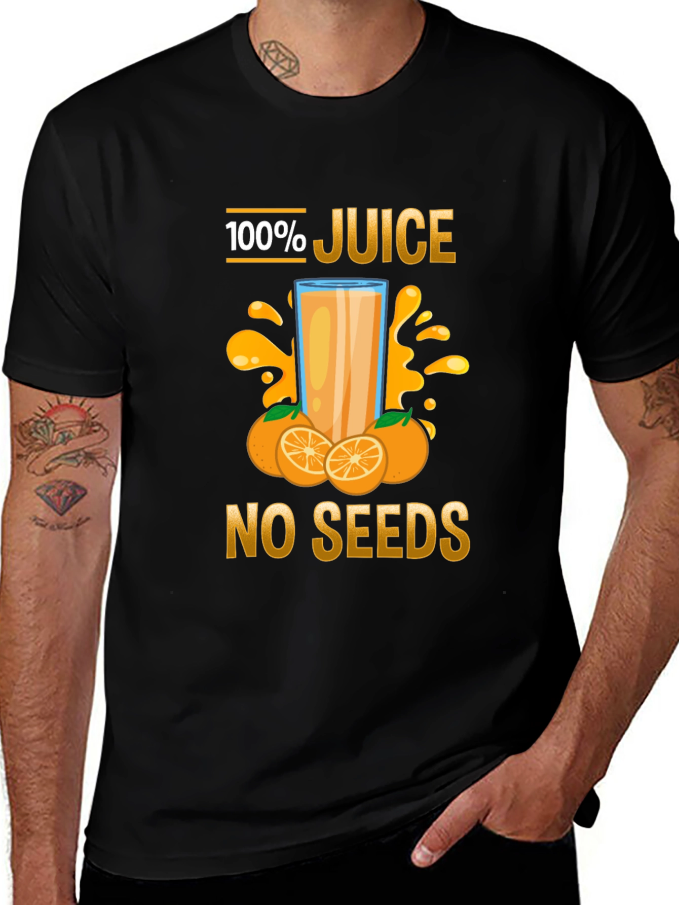100% Juice No Seeds Graphic Tee