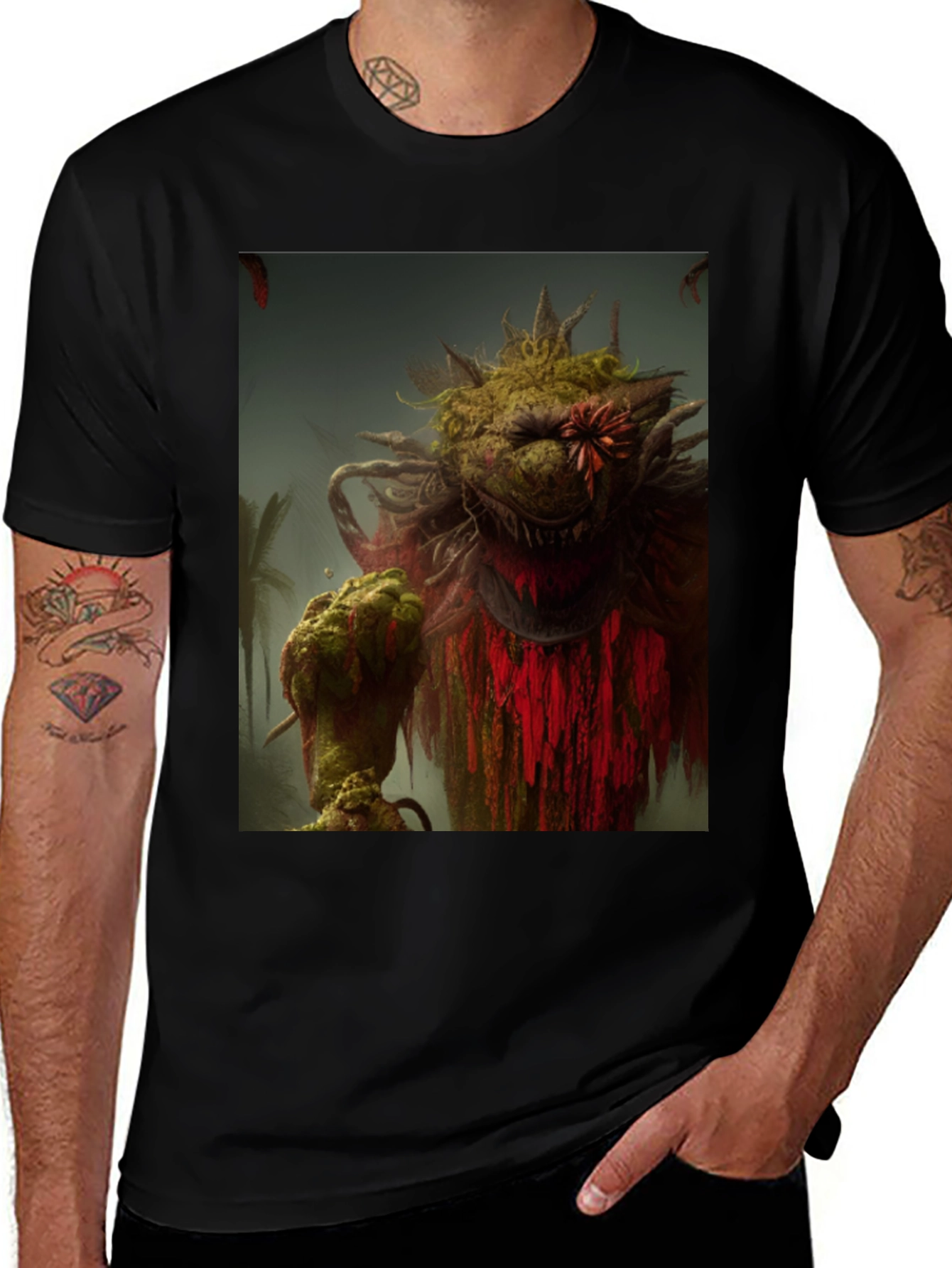Variant 22 of Monster Graphic Tee - Unique Print T-Shirt