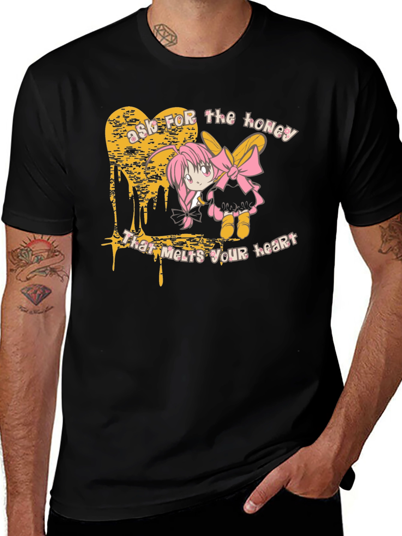 Variant 10 of Anime Honey Heart T-Shirt