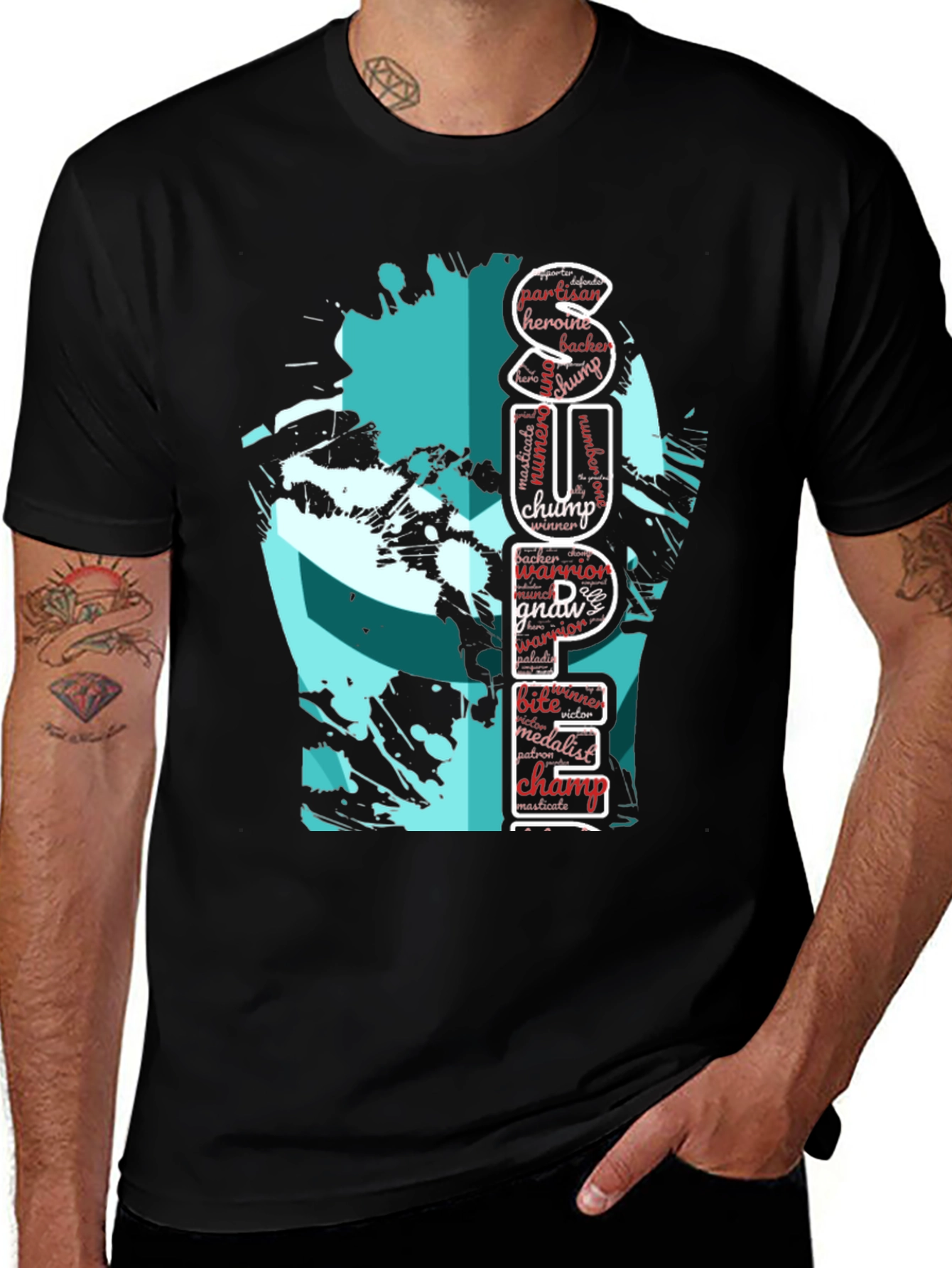 Variant 16 of Stylish Graphic Print T-Shirt - S.U.M.P.E
