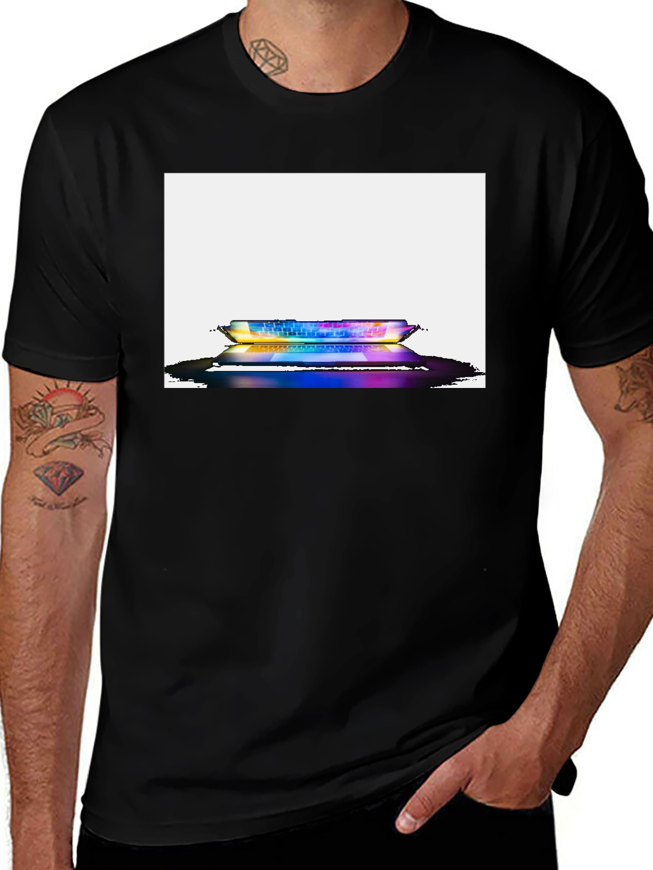 Variant 9 of Cool Keyboard Graphic Tee