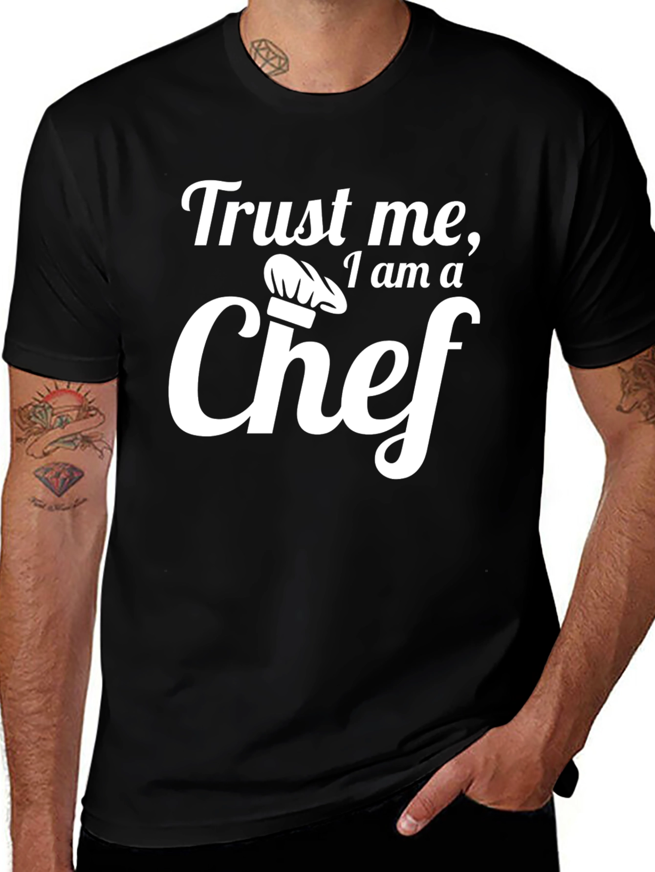 Variant 11 of Trust Me I am a Chef Black T-Shirt