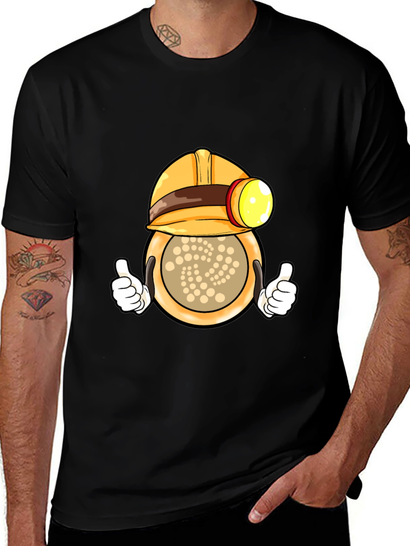Variant 18 of Miner Cartoon Character T-Shirt
