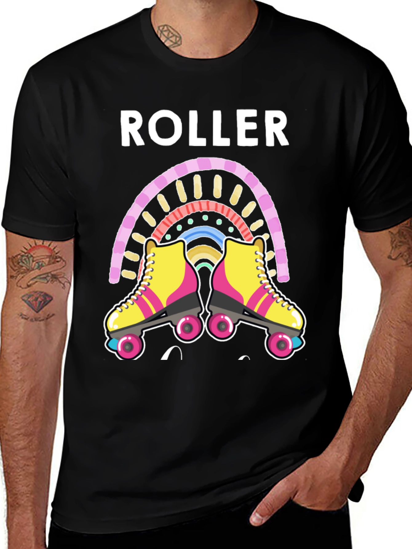Variant 8 of Retro Roller Skate Graphic Tee
