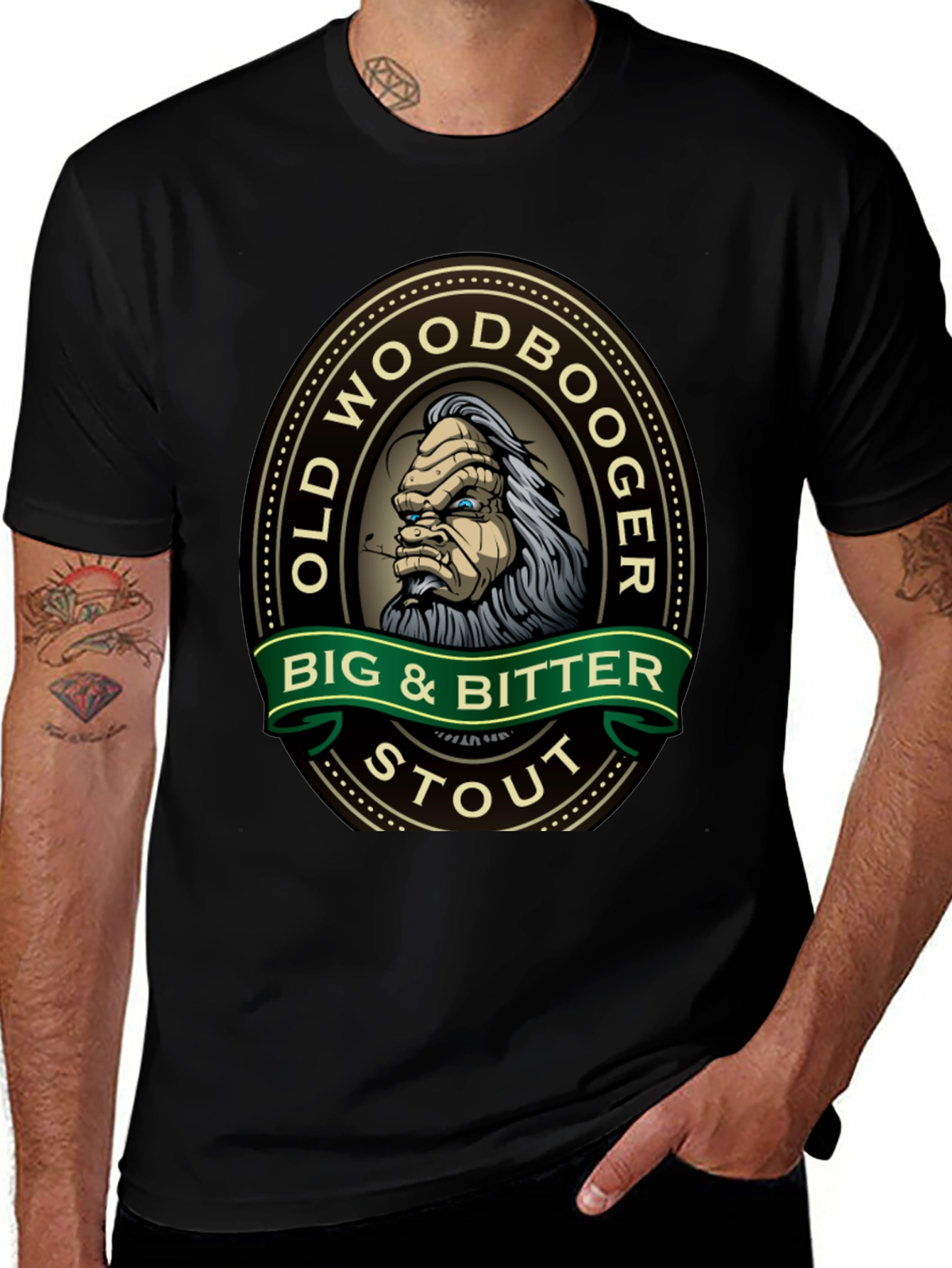 Old Woodbooger Stout T-Shirt - Big & Bitter